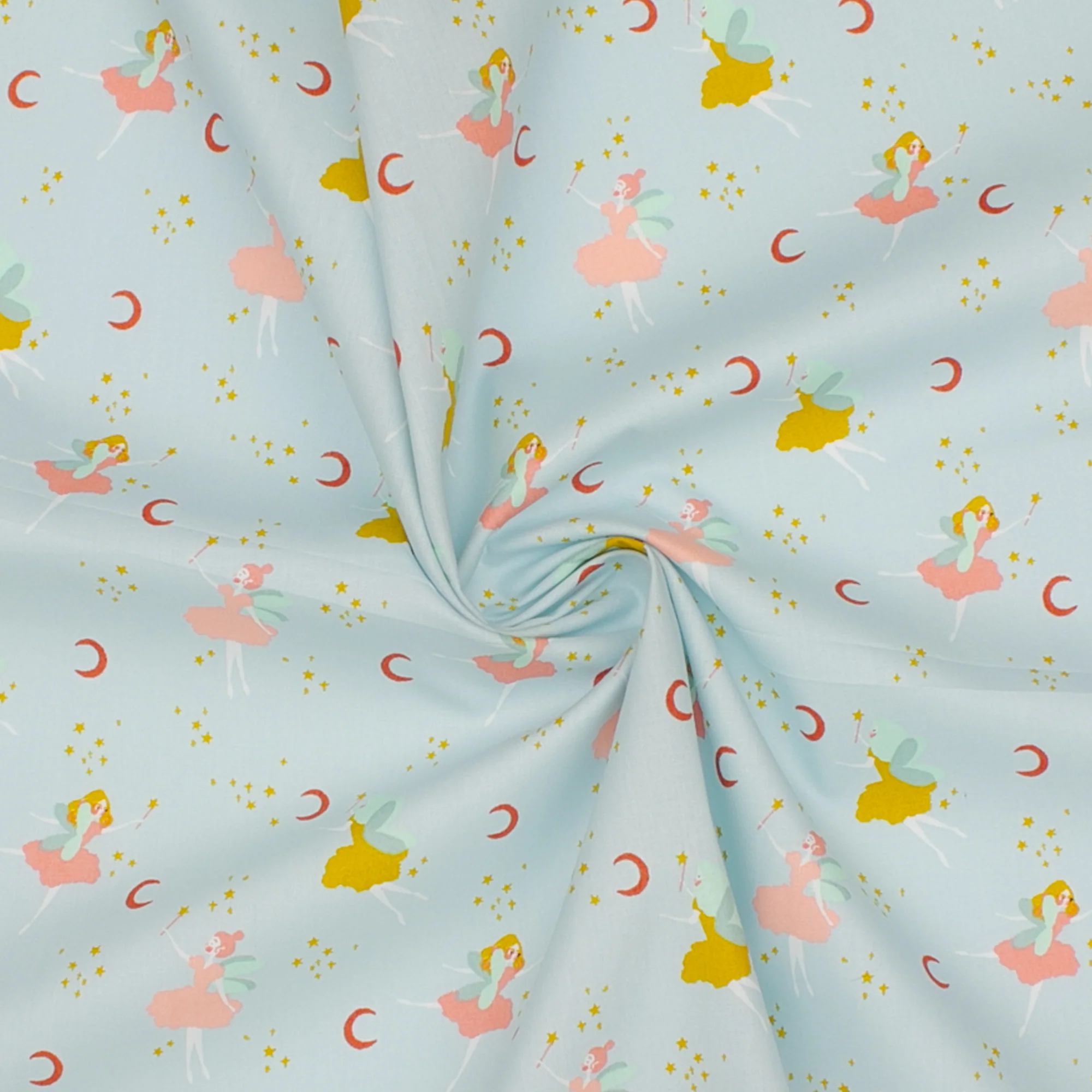Organic Cotton - GOTS - Magical Night - Light Blue - Image 2