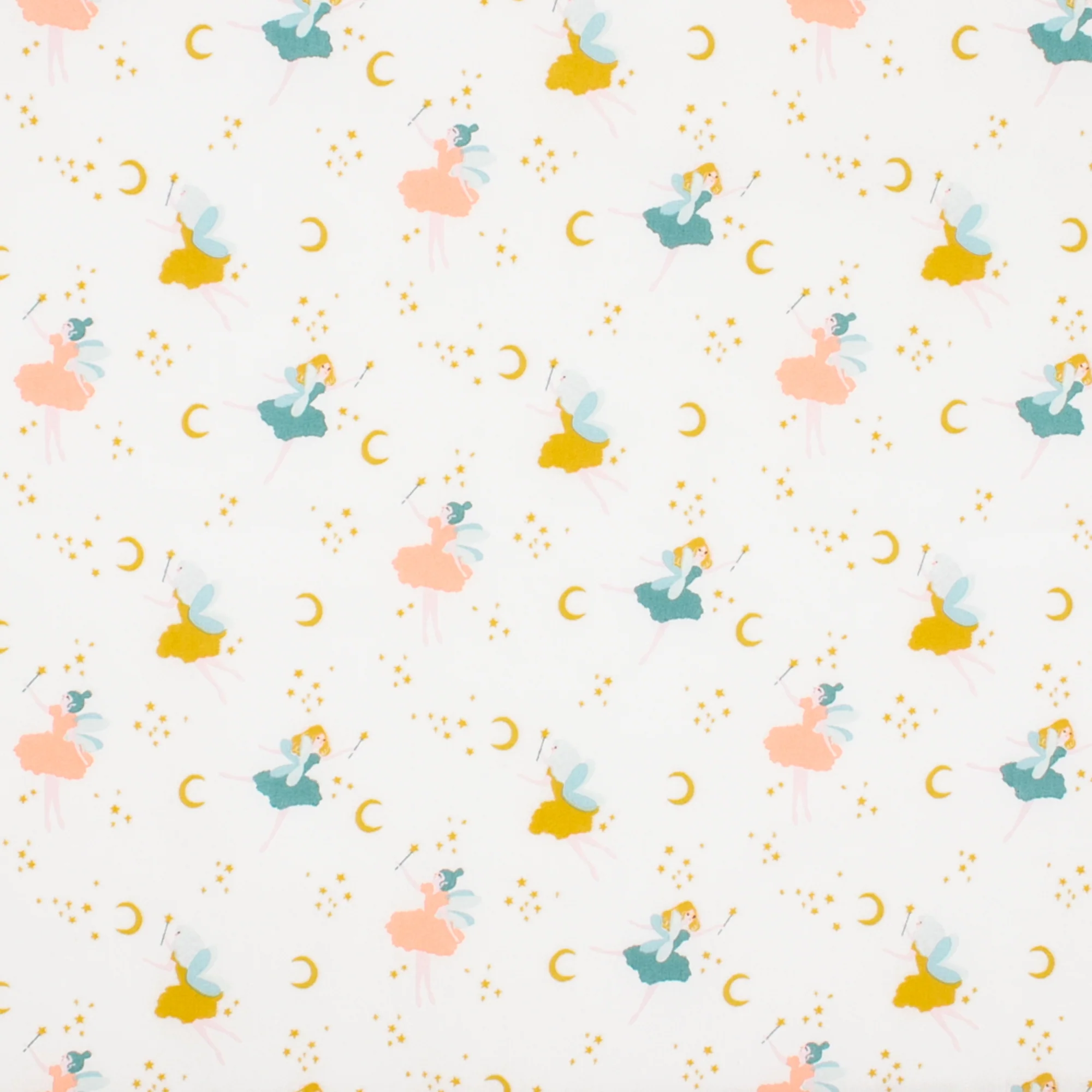 Organic Cotton - GOTS - Magical Night - White