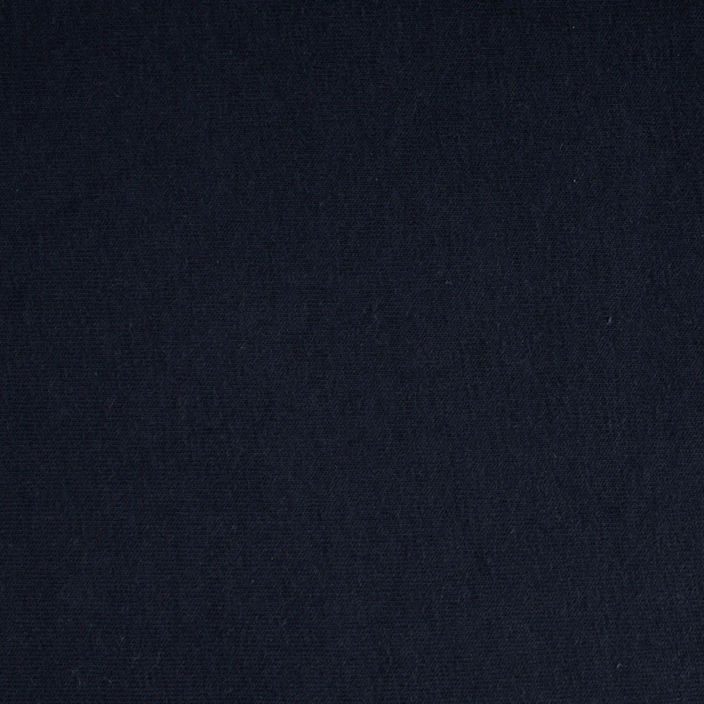 ORGANIC Cotton Lycra Solid Knit - Navy