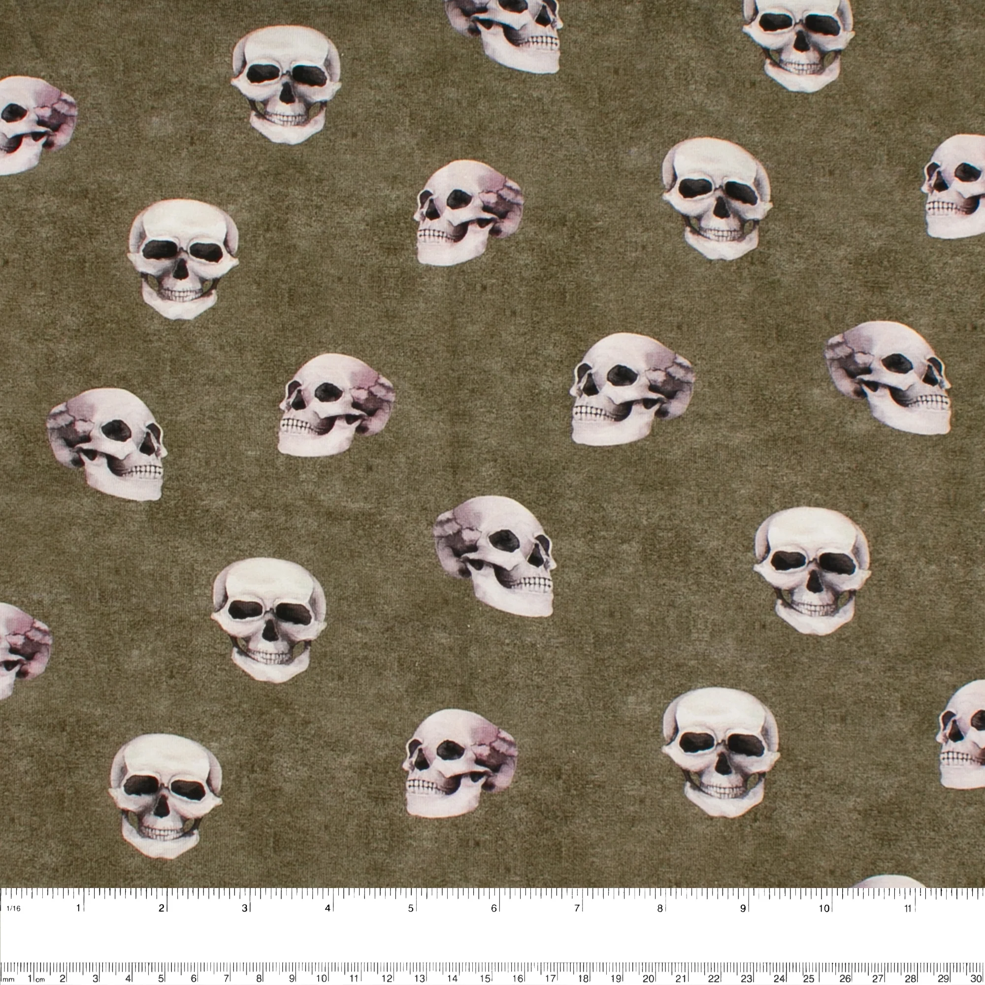 Organic Knit - GOTS - Skull - Pickel Green - Image 3