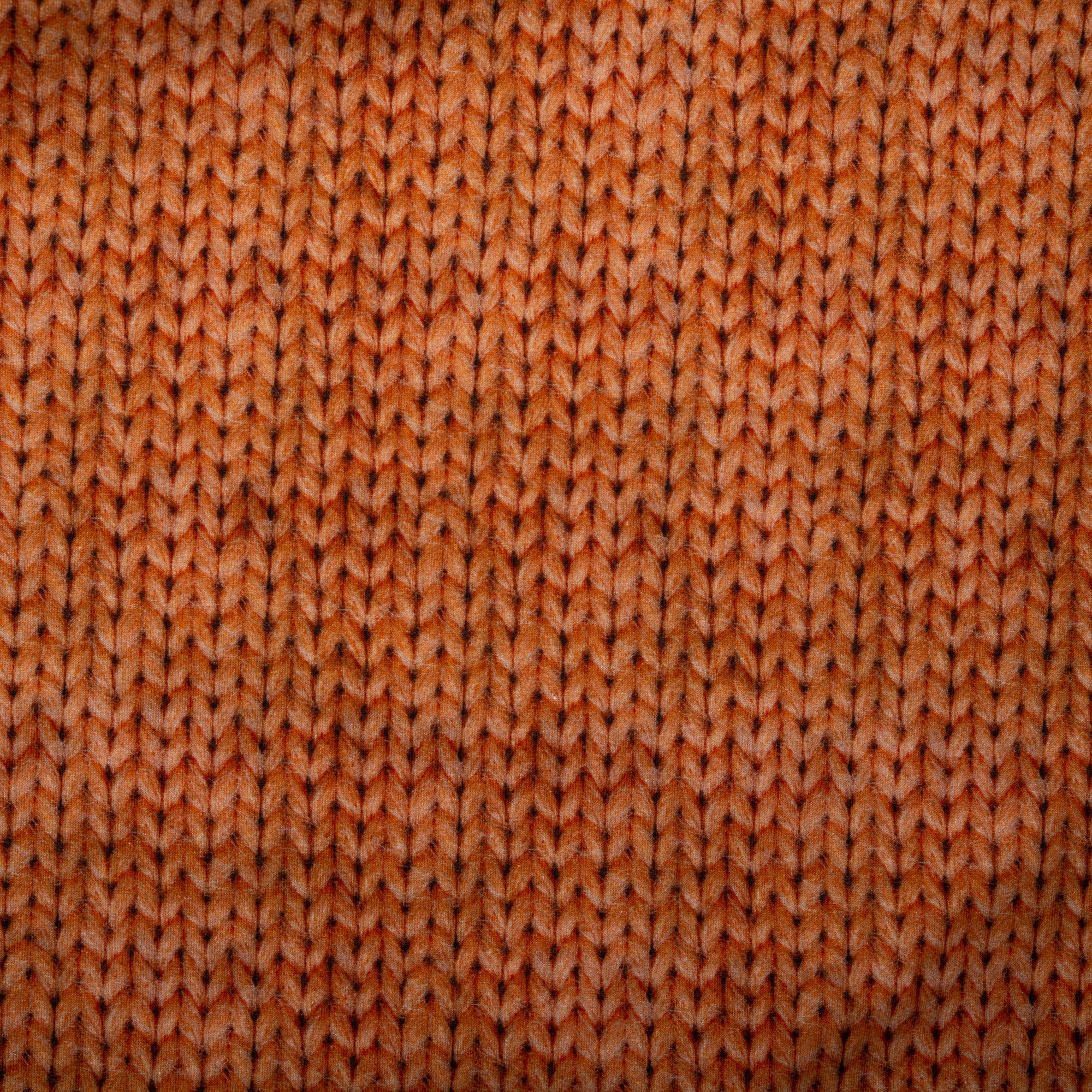 ORGANIC Printed Sweatshirt Fleece - GOTS - Knits - Bittersweet