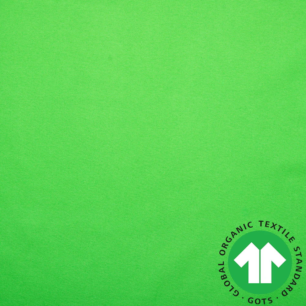 ORGANIC Solid Cotton - Chromatic green