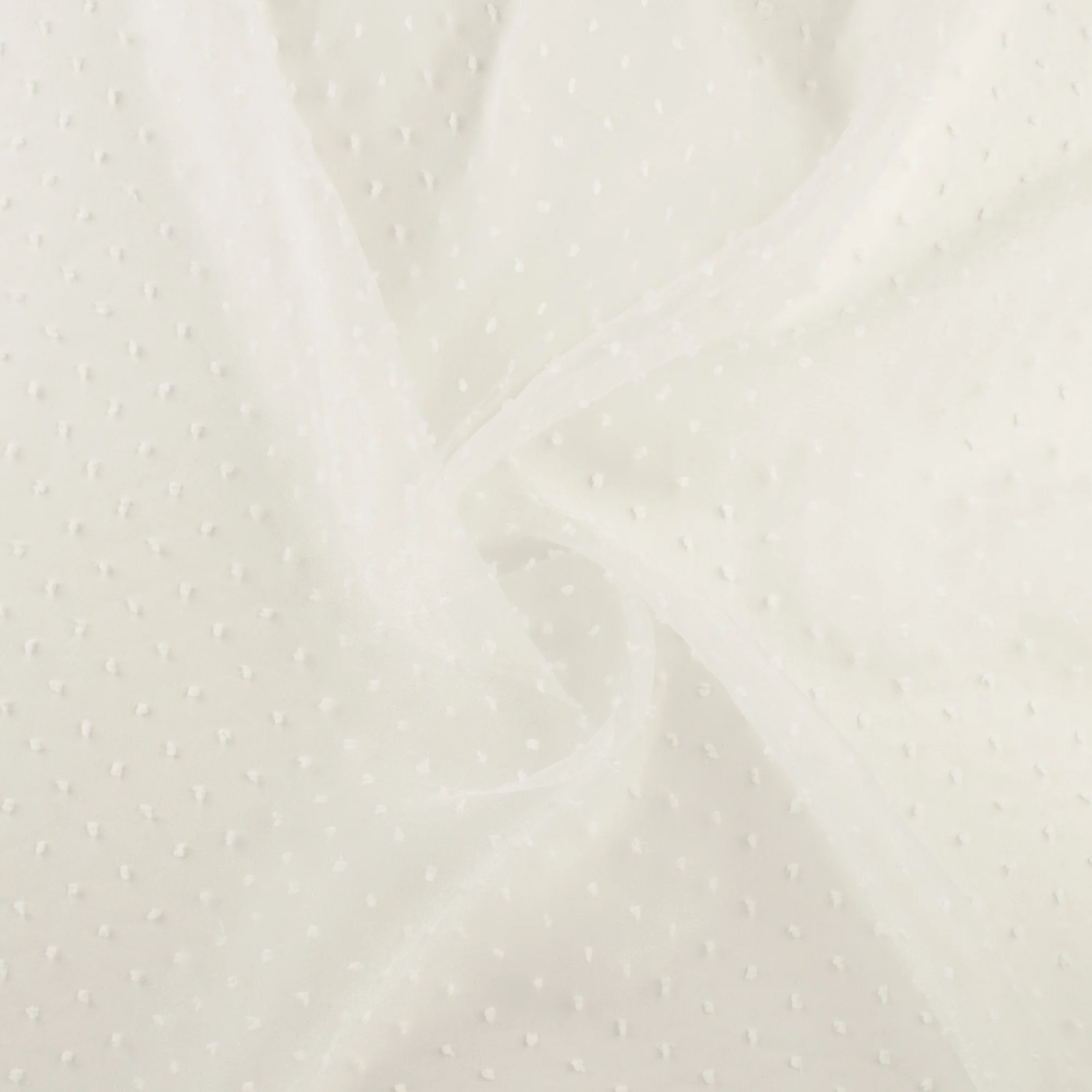 Organza Dot - ELEGANZA - 002 - White - Image 2