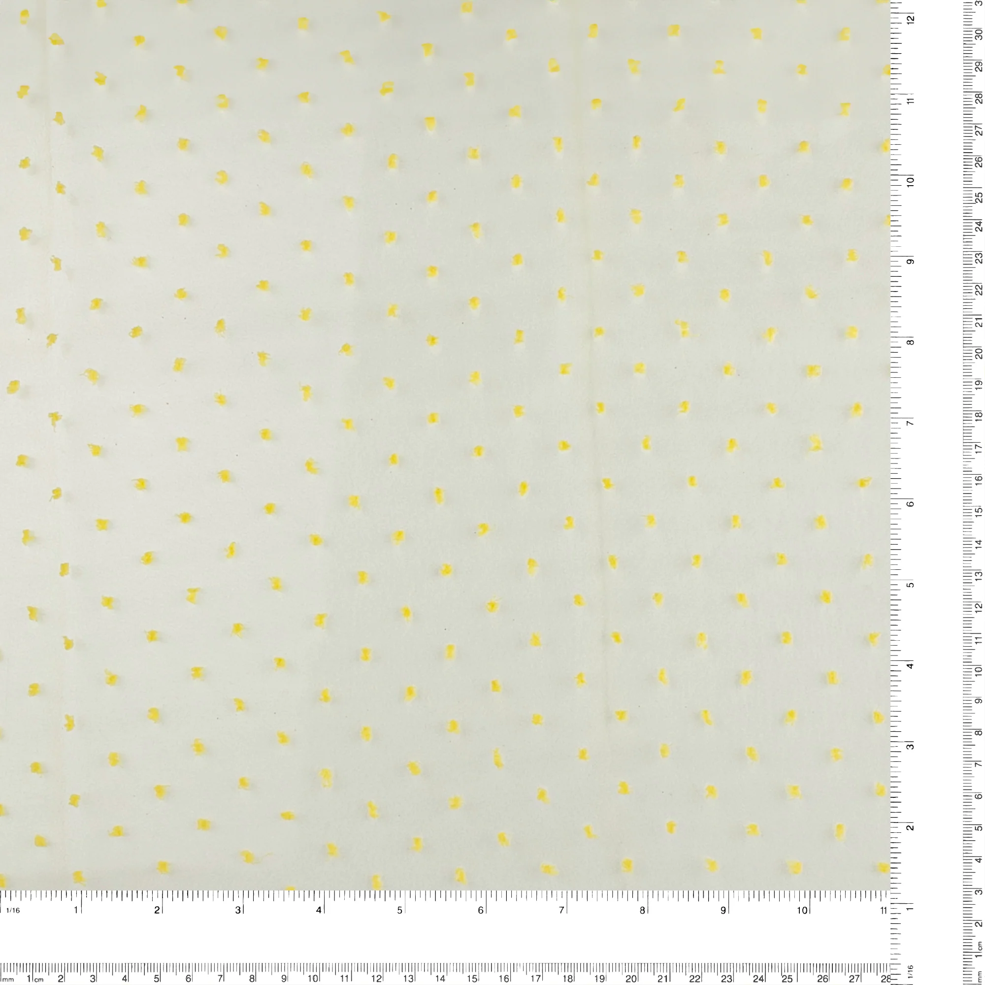 Organza with Embroidered Dot - DOTSY - Yellow - Image 3