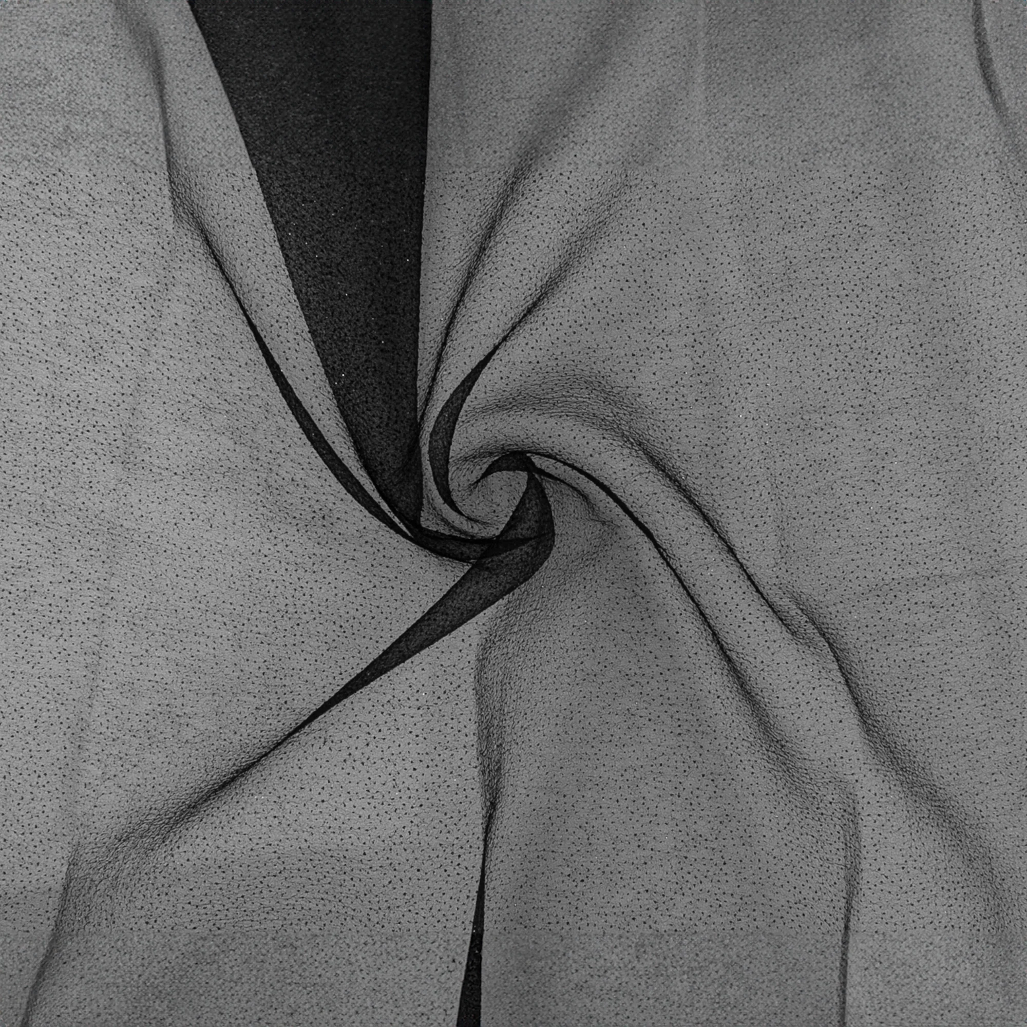Organza with Foil Dot - DOTSY - Black - Image 2