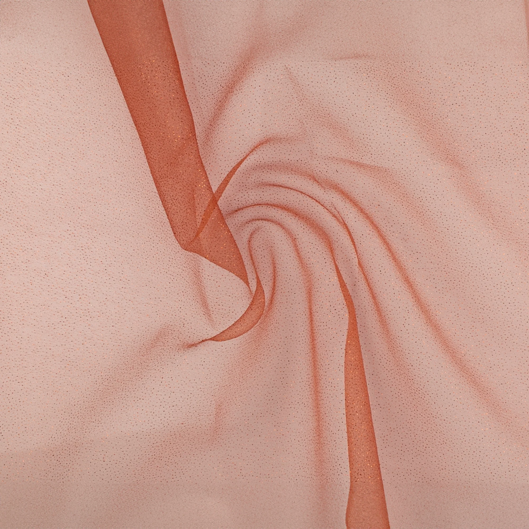 Organza with Foil Dot - DOTSY - Cinnabar - Image 2