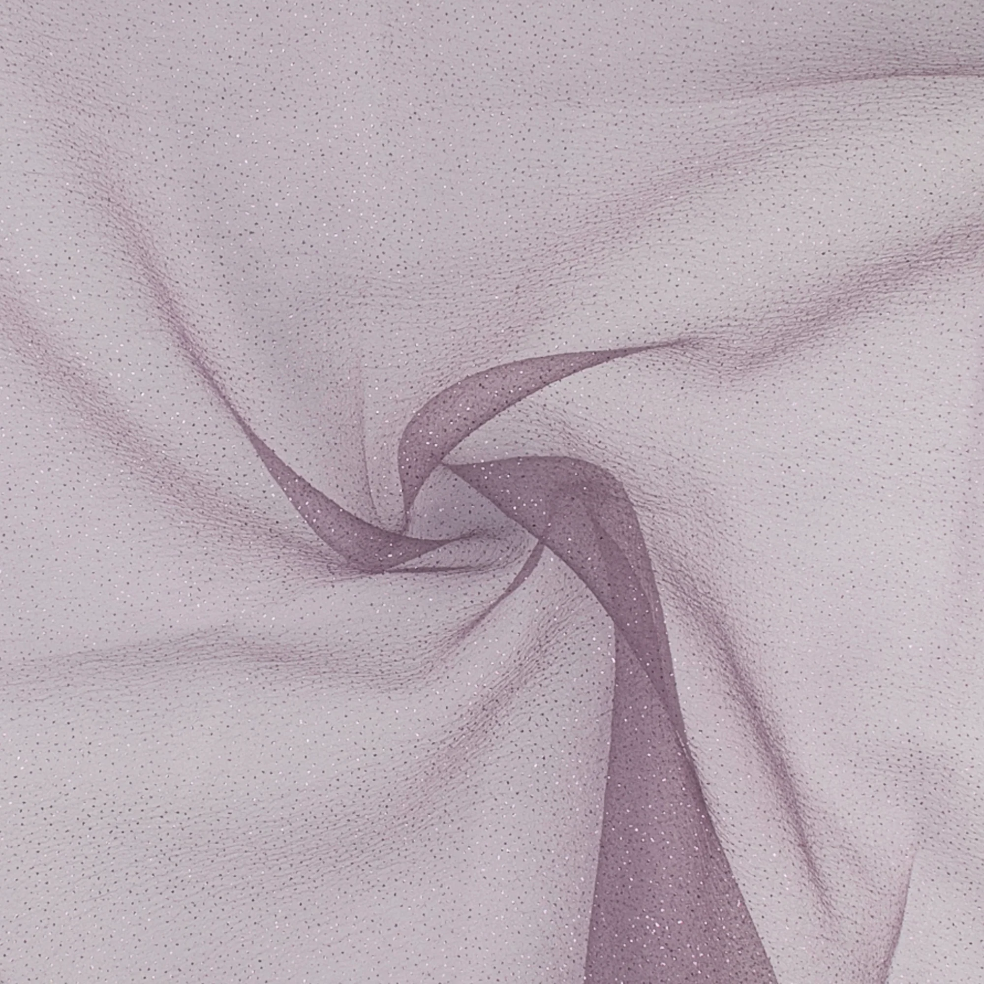 Organza with Foil Dot - DOTSY - Eggplant - Image 2