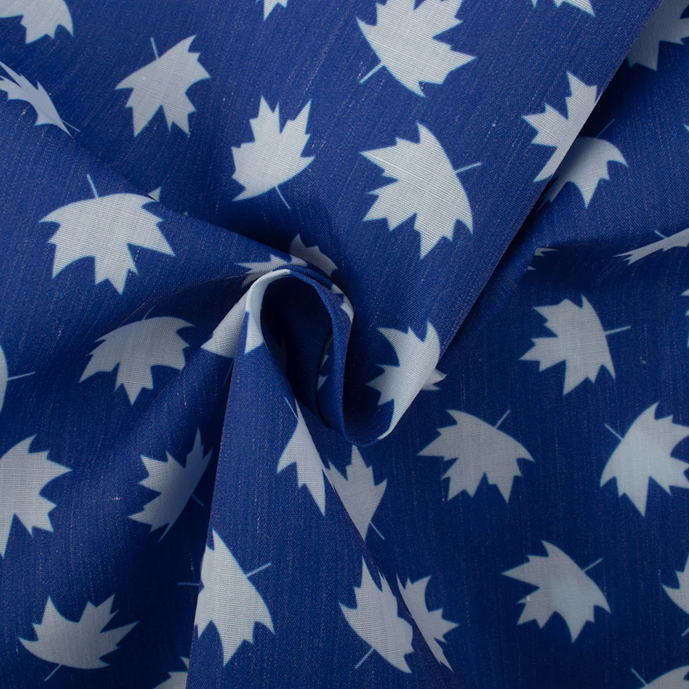 Patriotic prints - Small maple leaf - Blue - Image 2