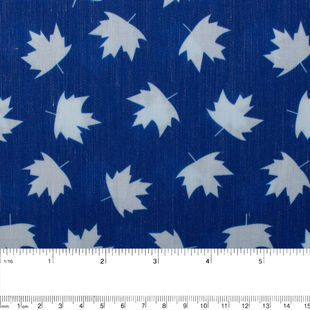 Patriotic prints - Small maple leaf - Blue - Image 3