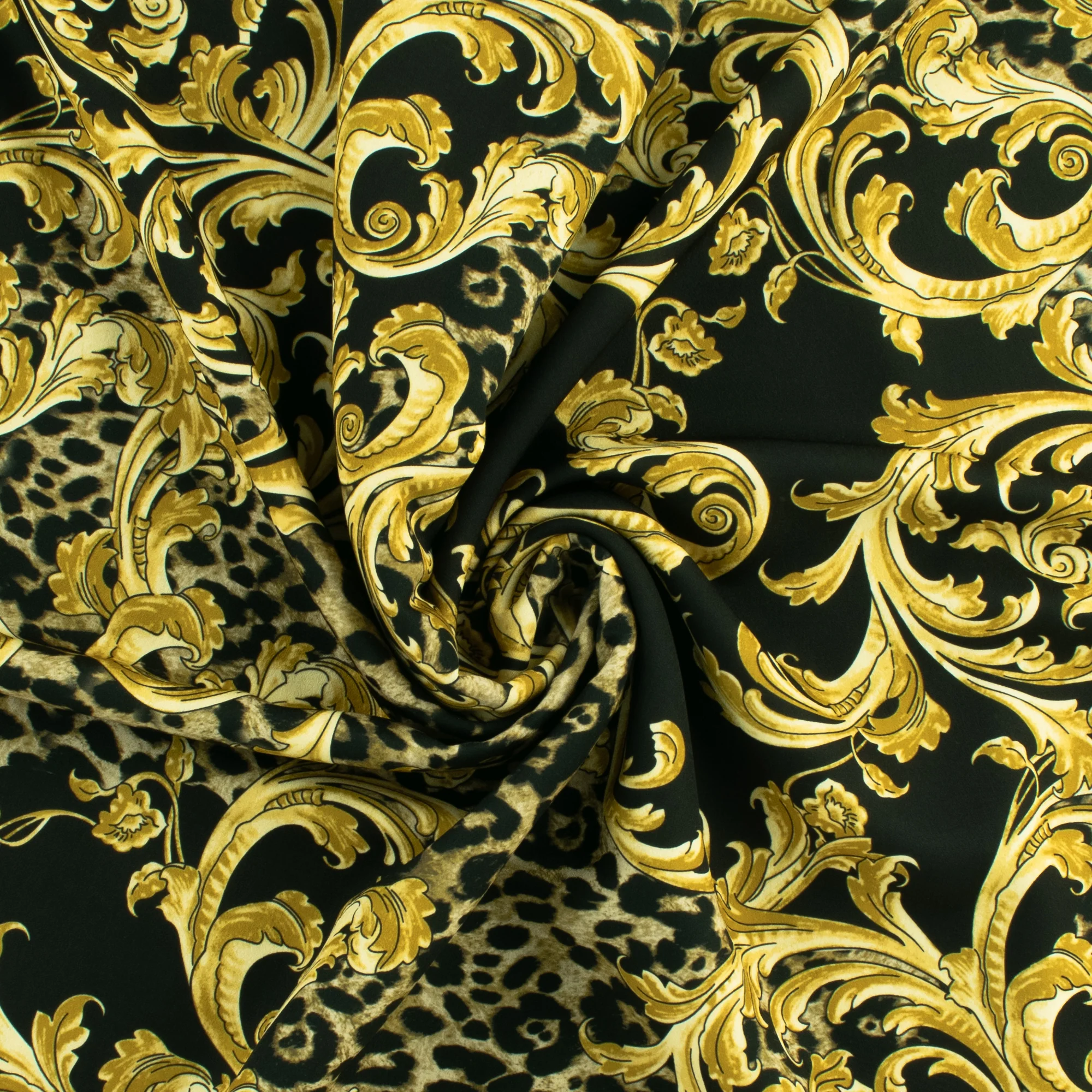 Peachskin Faille Print - NORA - 008 - Tan - Image 2