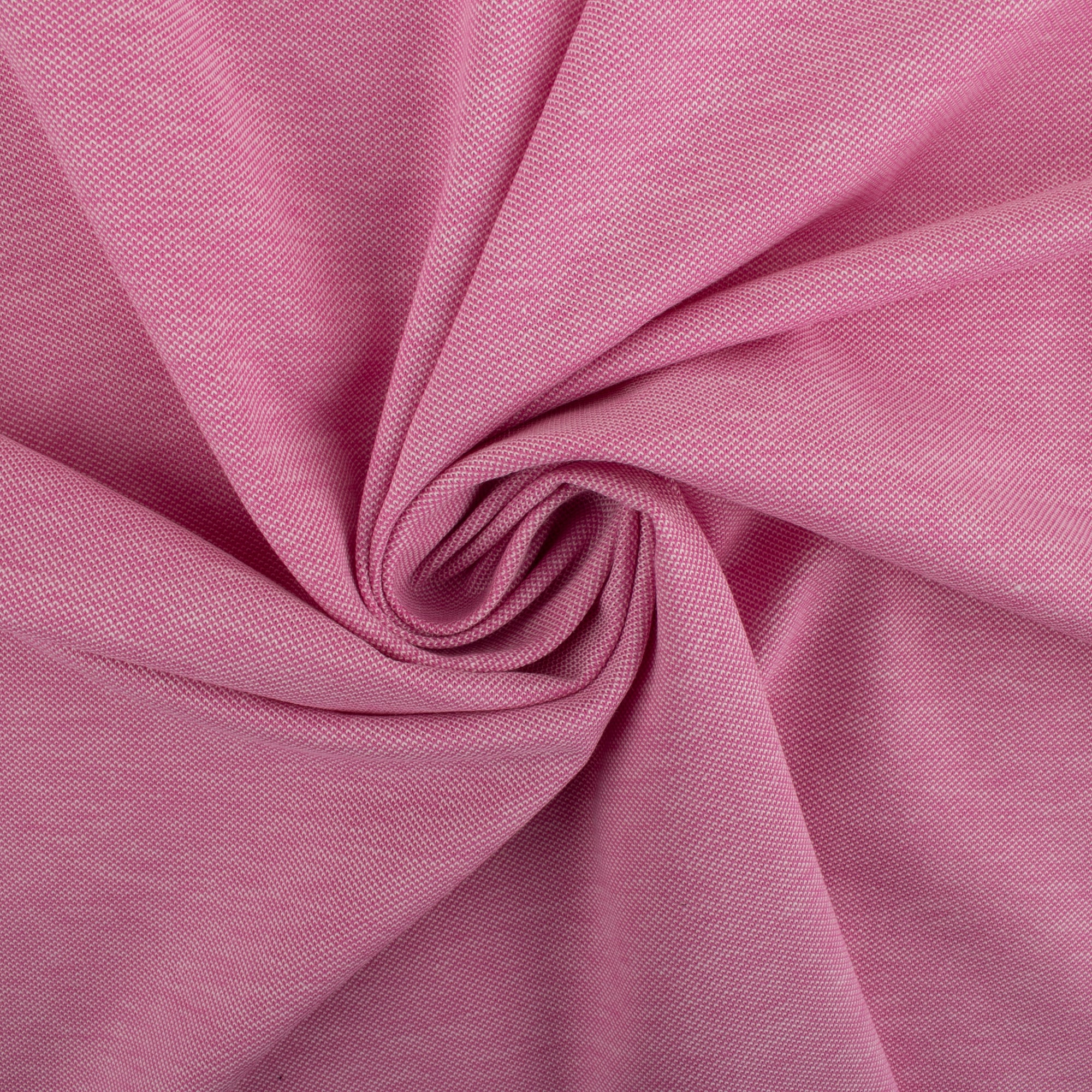 Pique Cotton Jersey -Solid - Pink - Image 2
