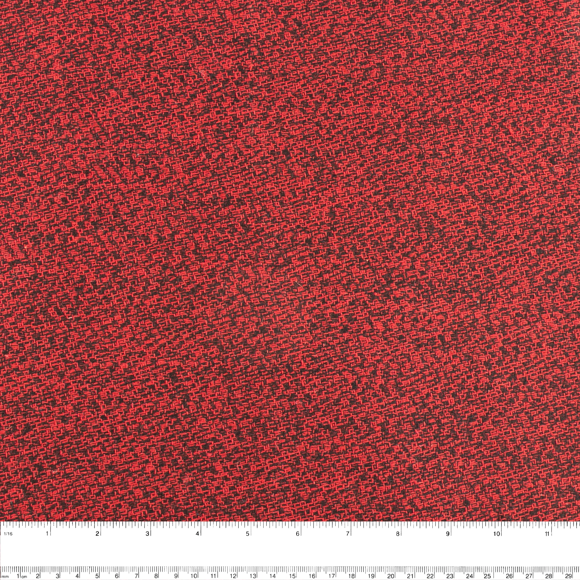 Plaid and tweed - DOWNTOWN - Tweed - Red - Image 3