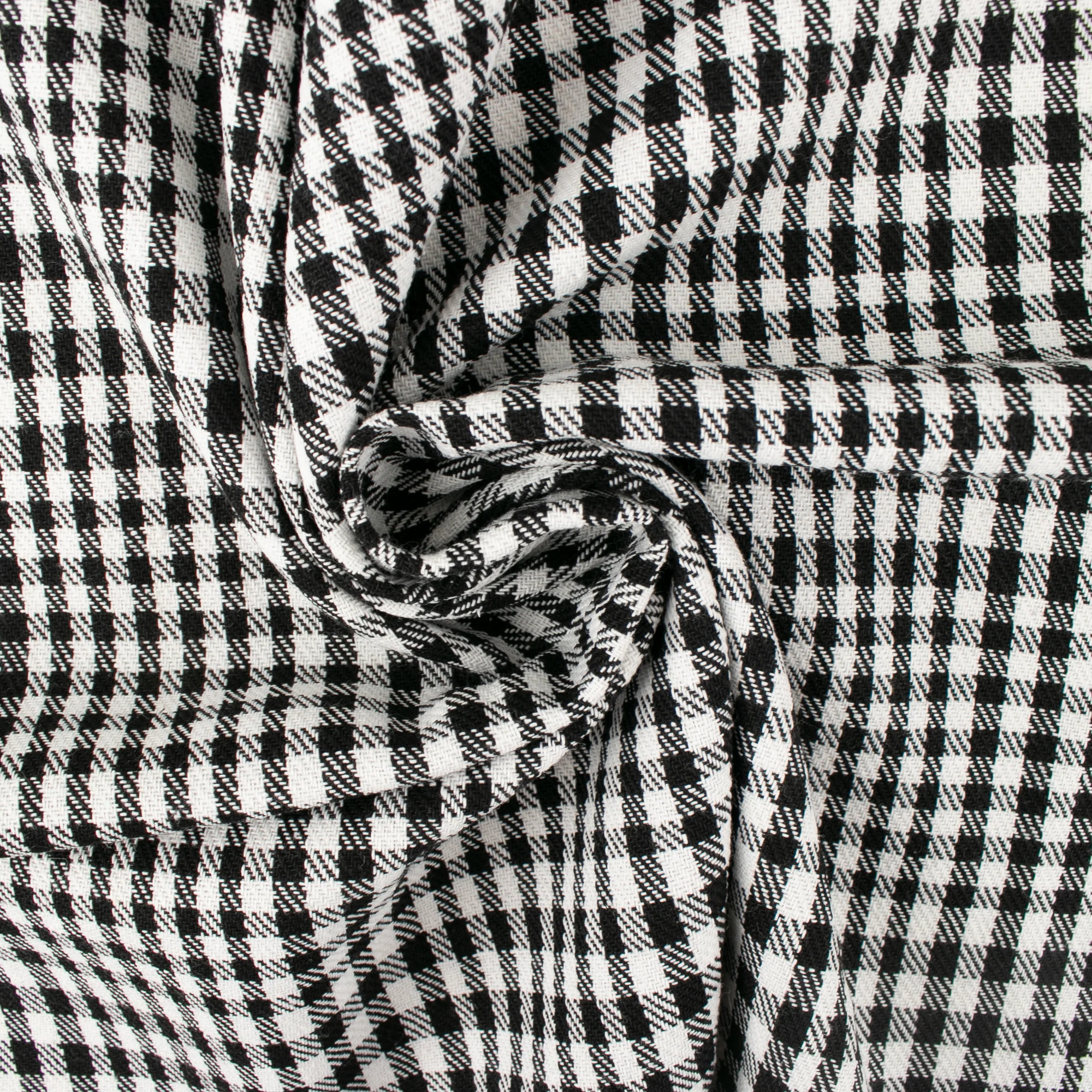 Plaid jacketing - LUMBERJACK - Black / White - Image 2