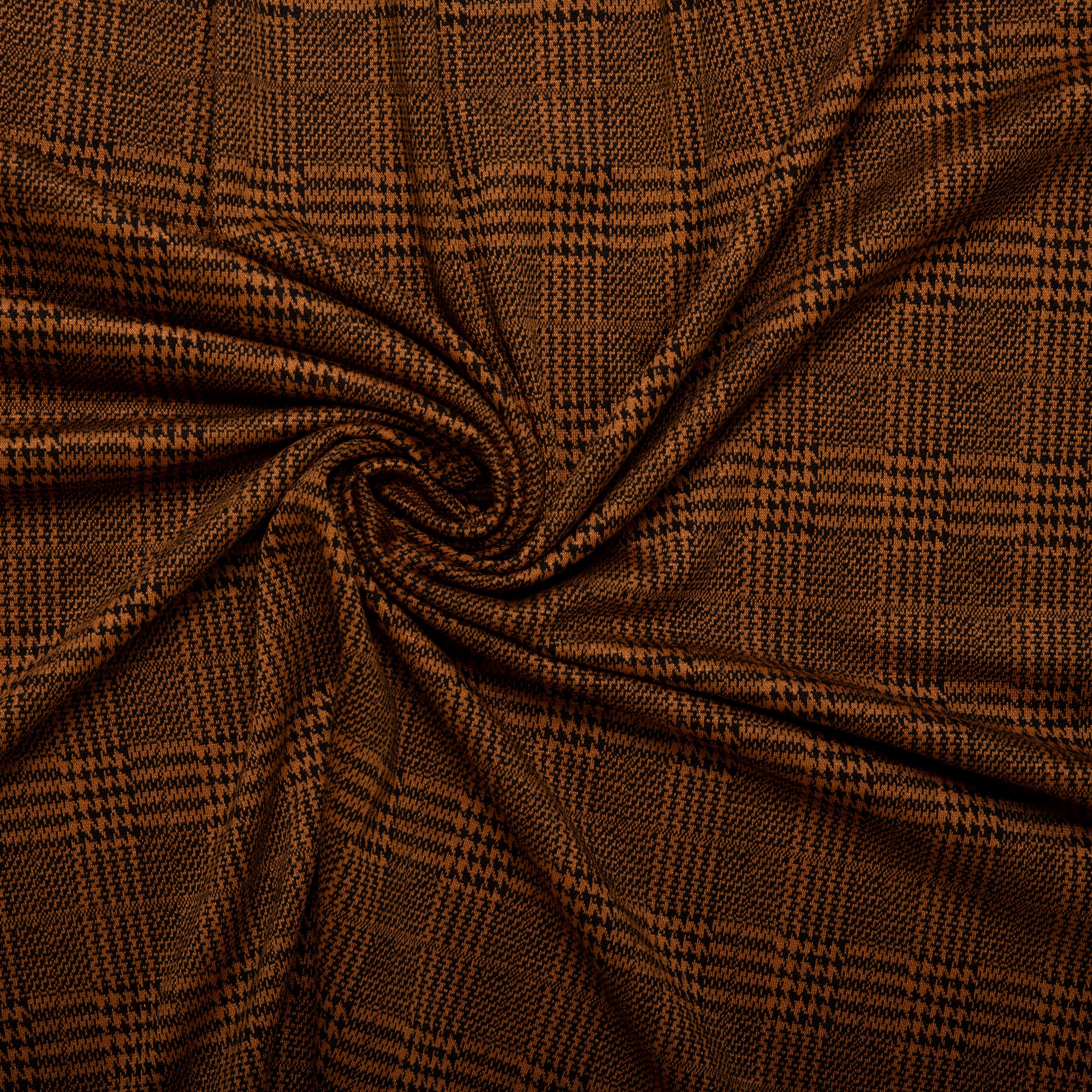 Plaid & Jacquard Fashion Knit - Houndstooth - Bittersweet - Image 2