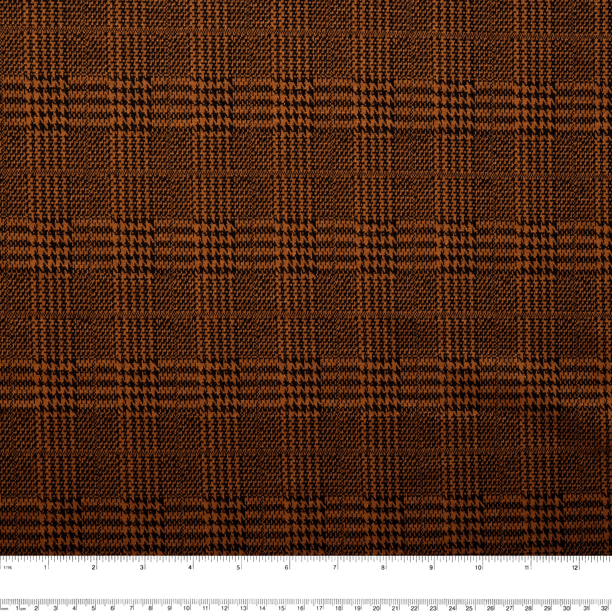 Plaid & Jacquard Fashion Knit - Houndstooth - Bittersweet - Image 3