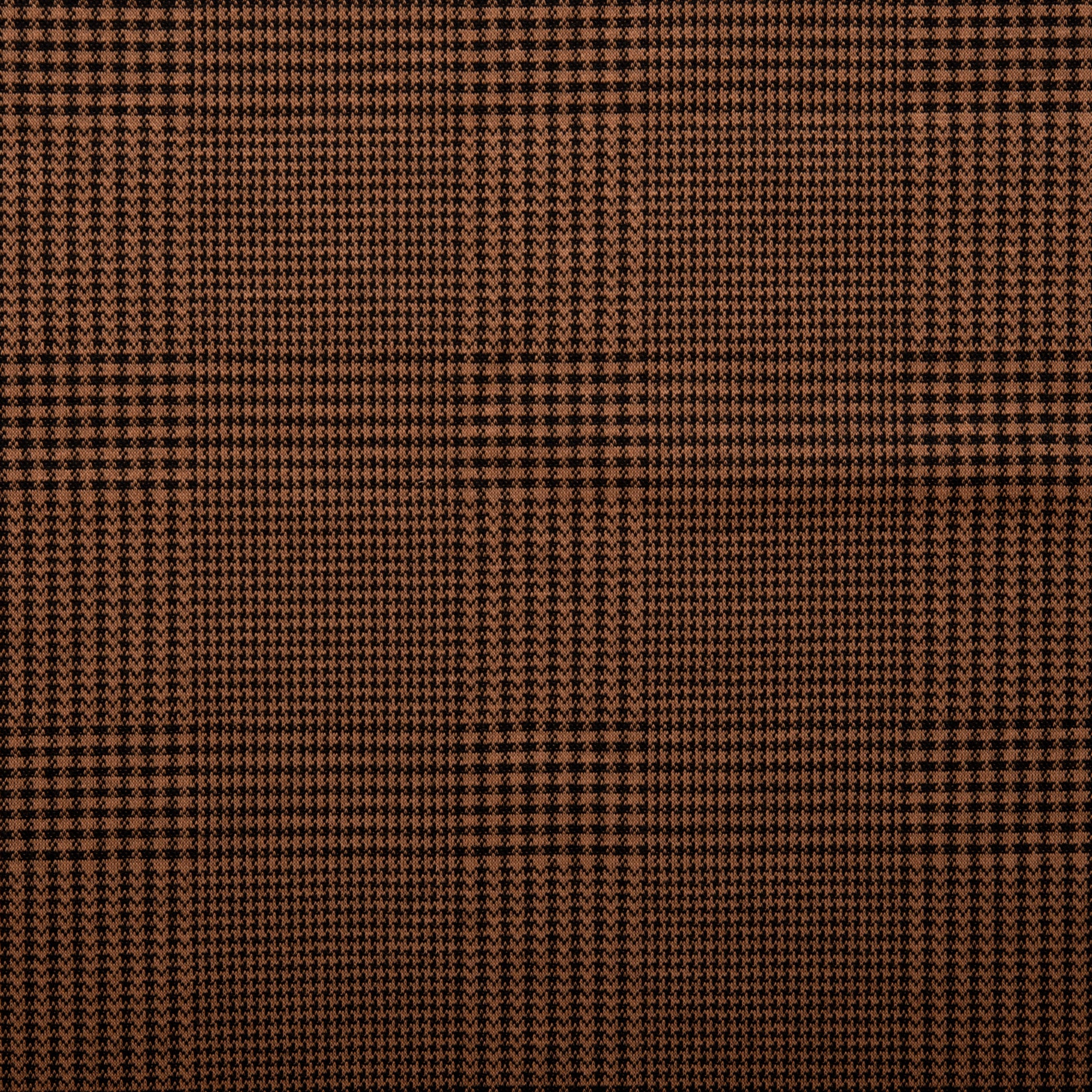 Plaid & Jacquard Fashion Knit - Plaids - Brown