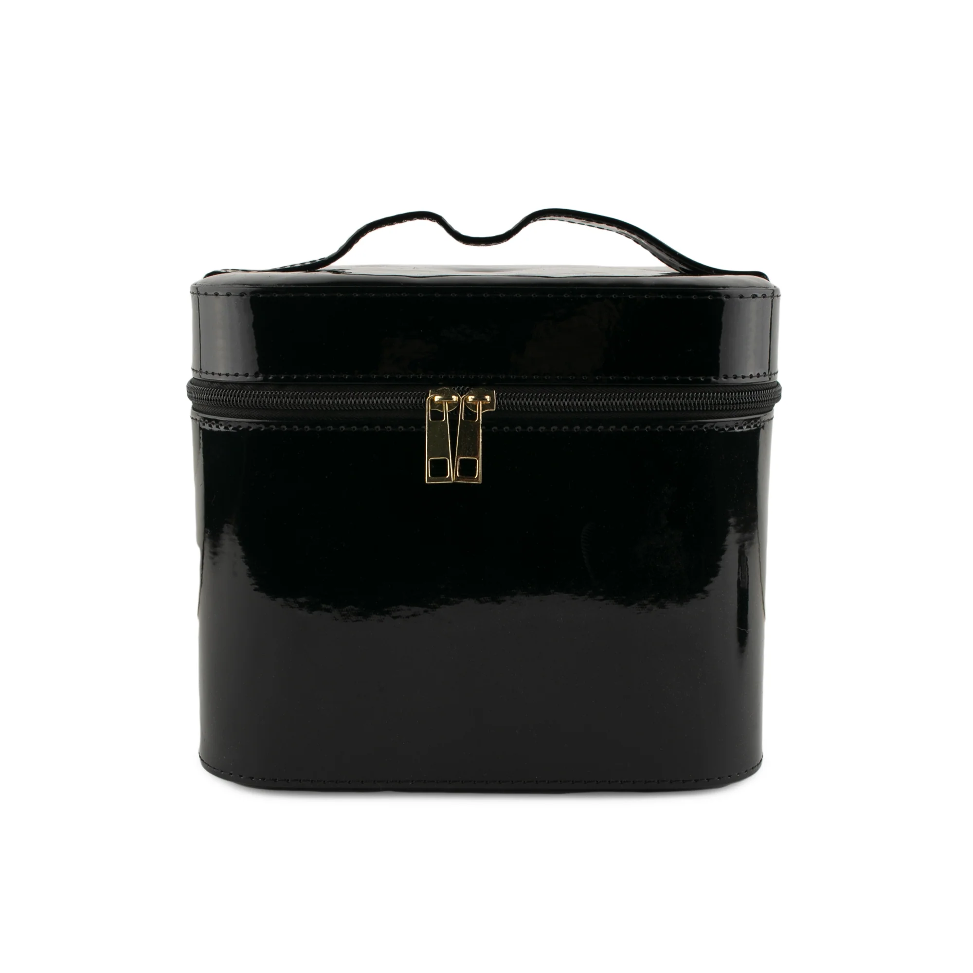 Pleather Box 23 x 17 x 20CM - Shiny Black