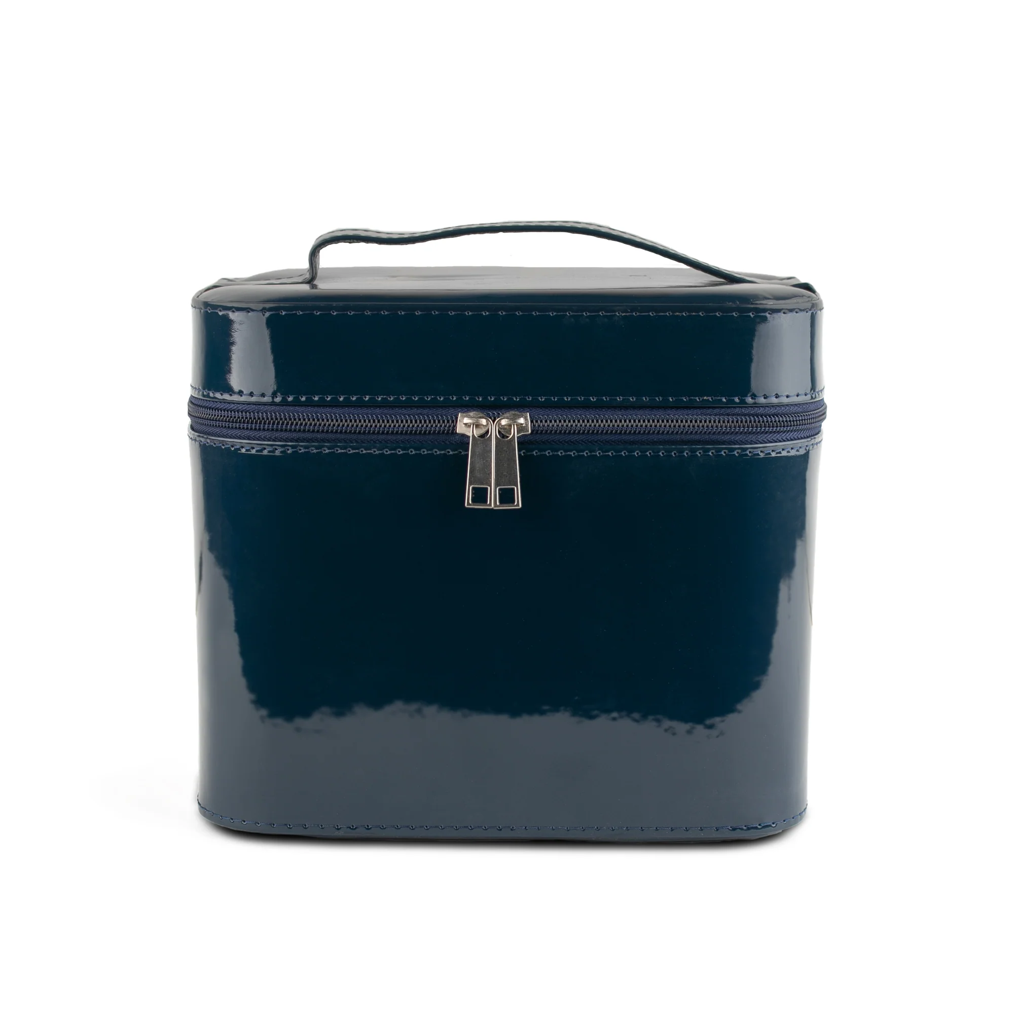 Pleather Box 23 x 17 x 20CM - Shiny Navy
