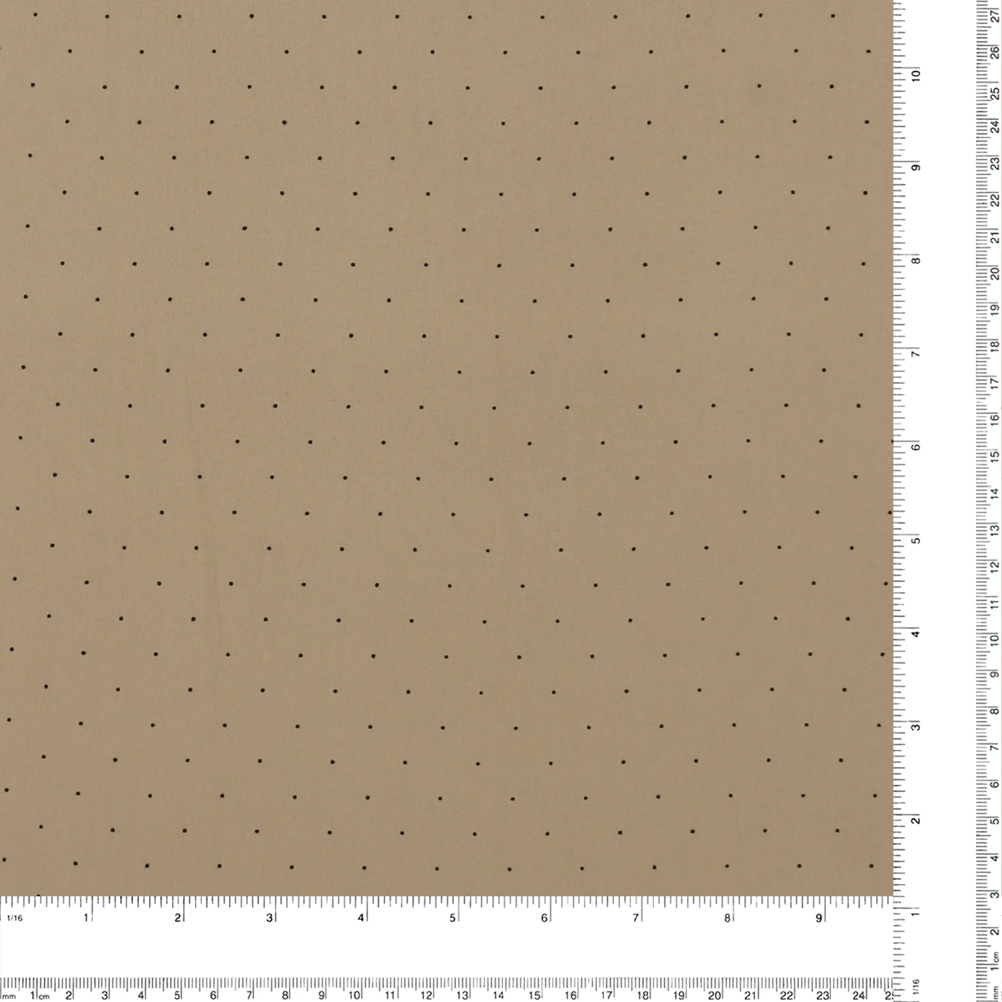 Polyester Print - CLARA - 018 - Taupe - Image 3