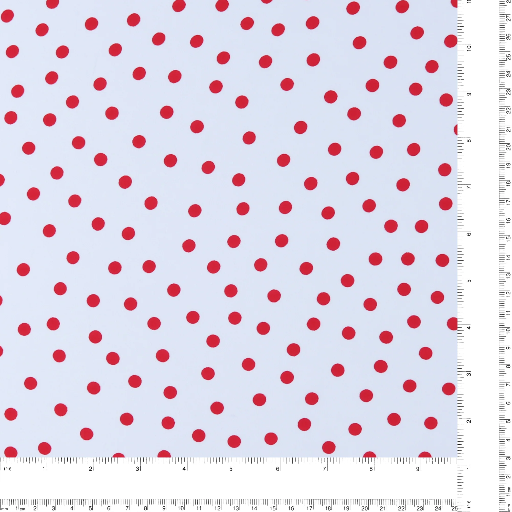 Polyester Print - SARAH - 027 - White - Image 3