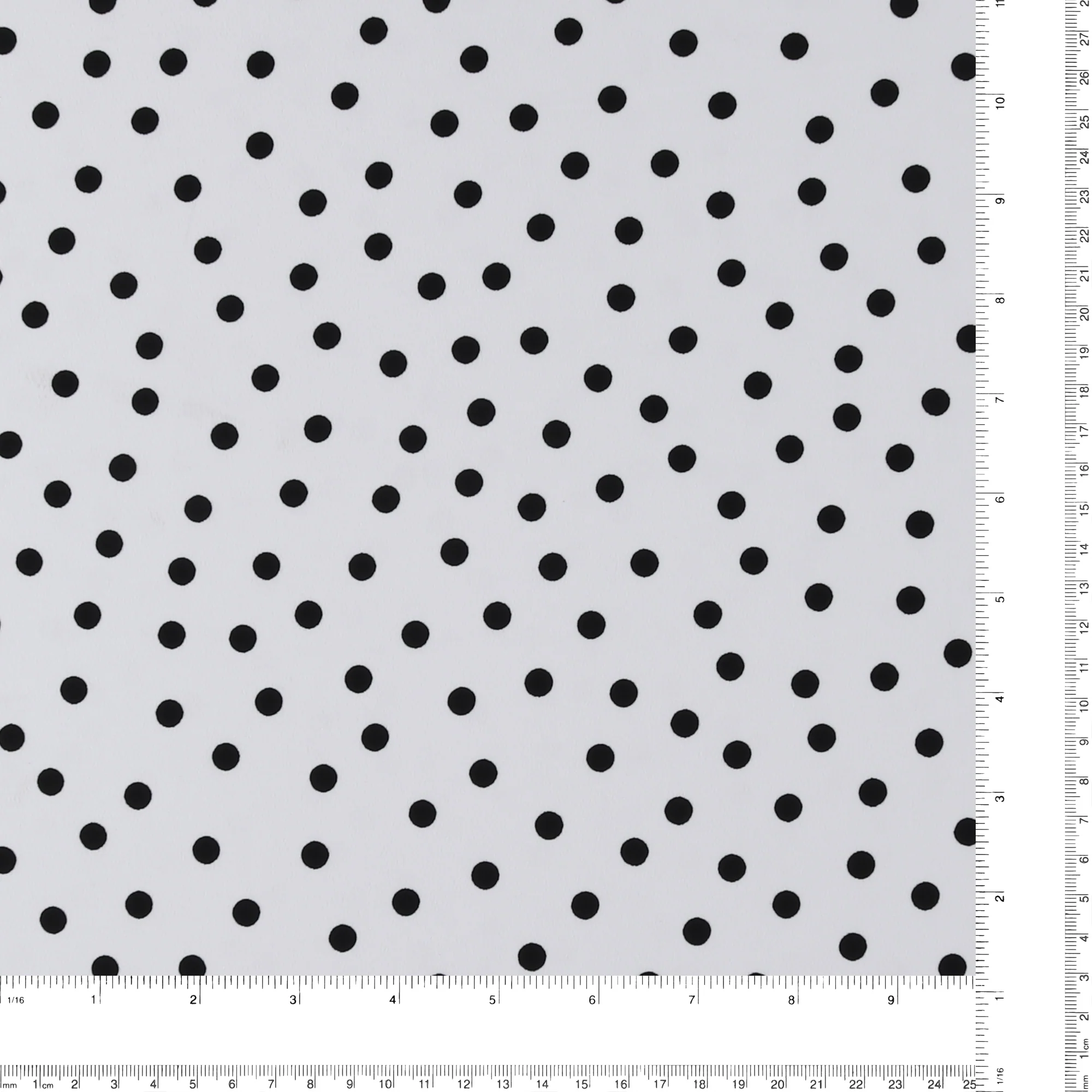 Polyester Print - SARAH - 029 - White - Image 3