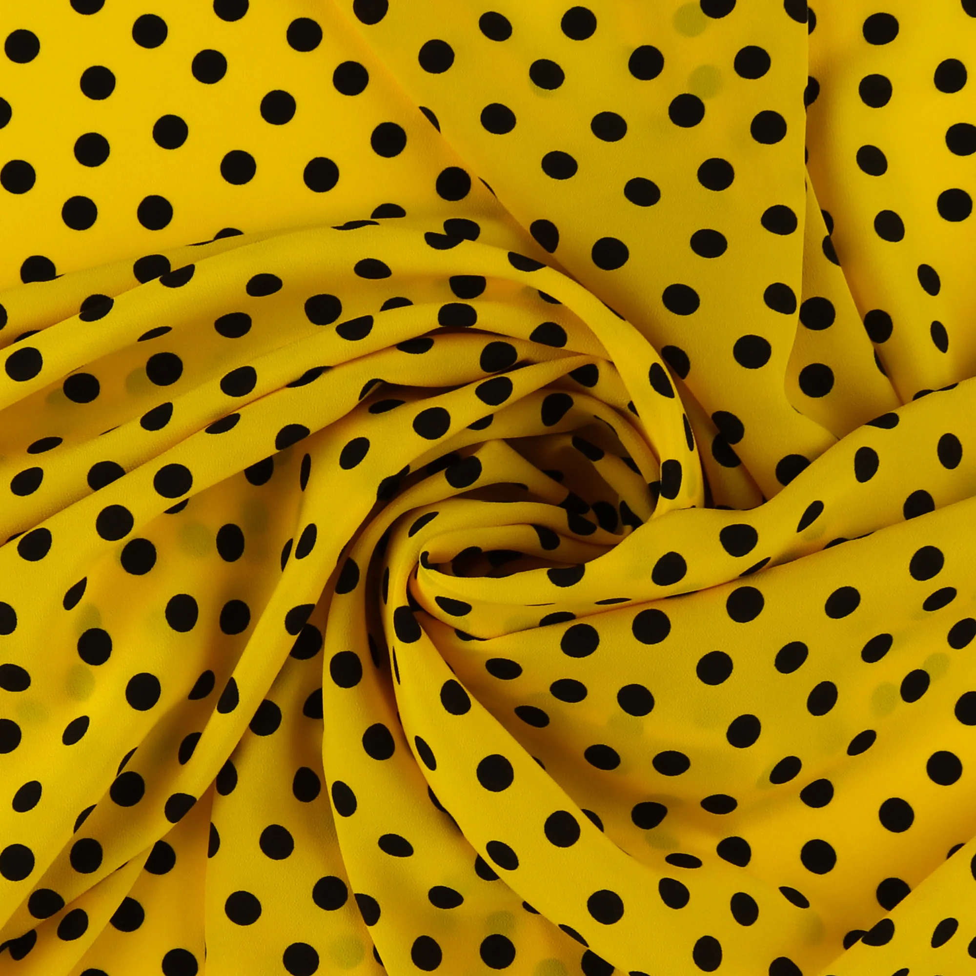 Polyester Print - SARAH - 031 - Yellow - Image 2