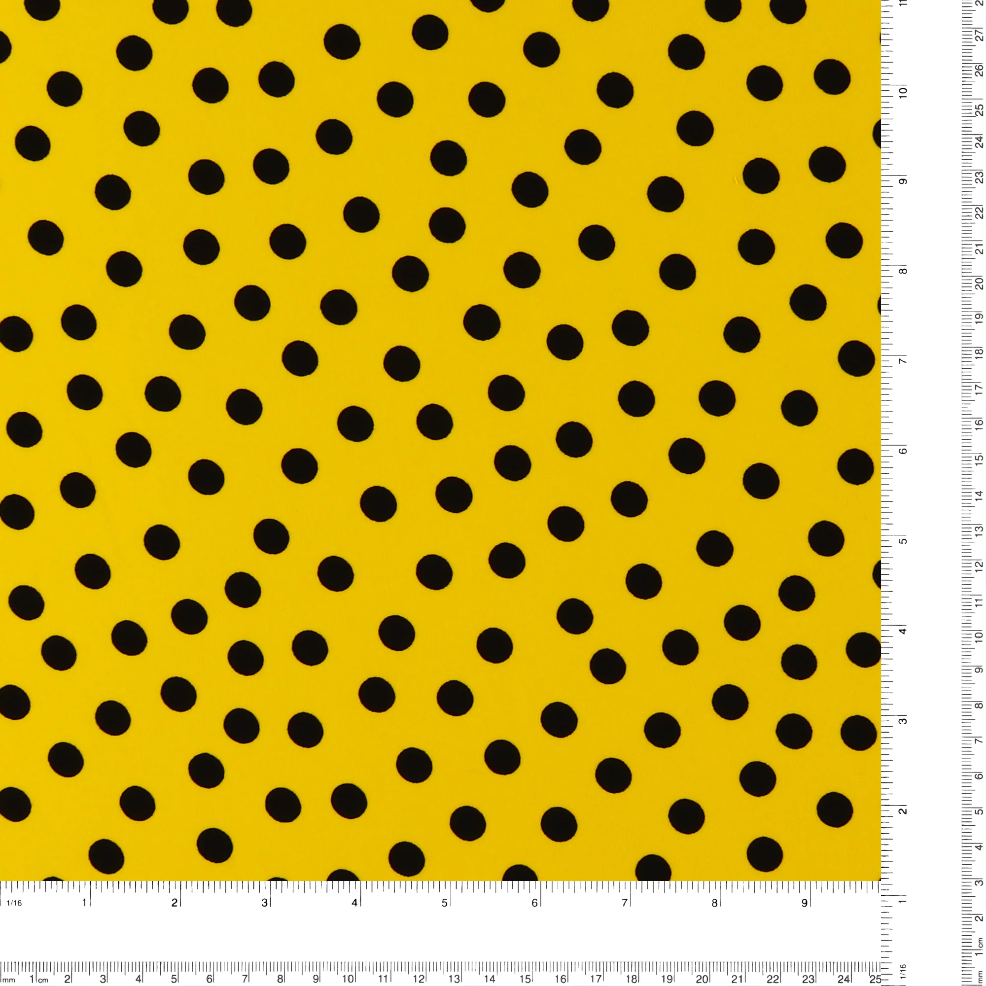 Polyester Print - SARAH - 031 - Yellow - Image 3