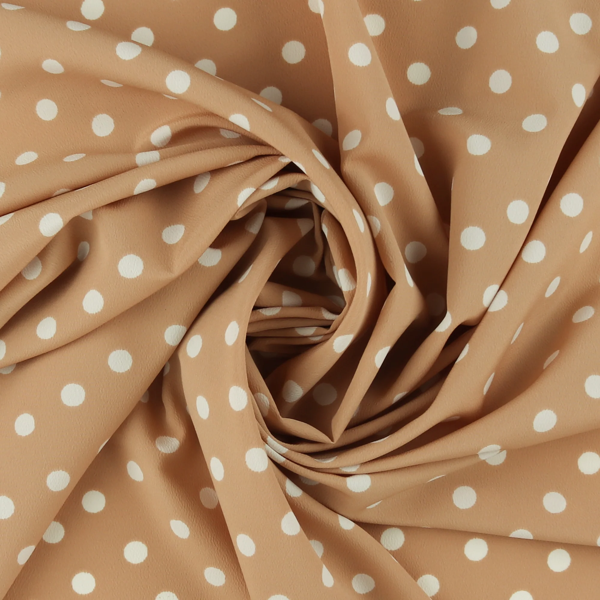 Polyester Print - SARAH - 034 - Beige - Image 2