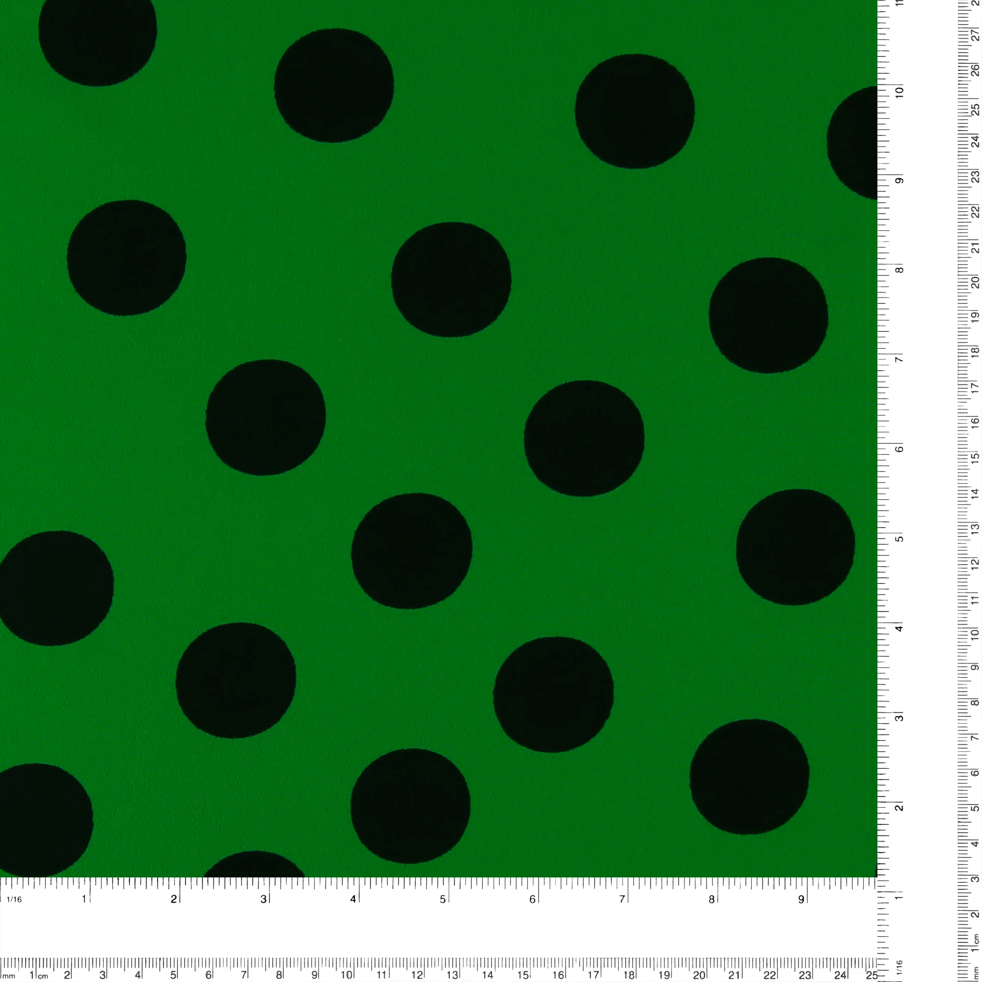 Polyester Print - SARAH - 037 - Green - Image 3