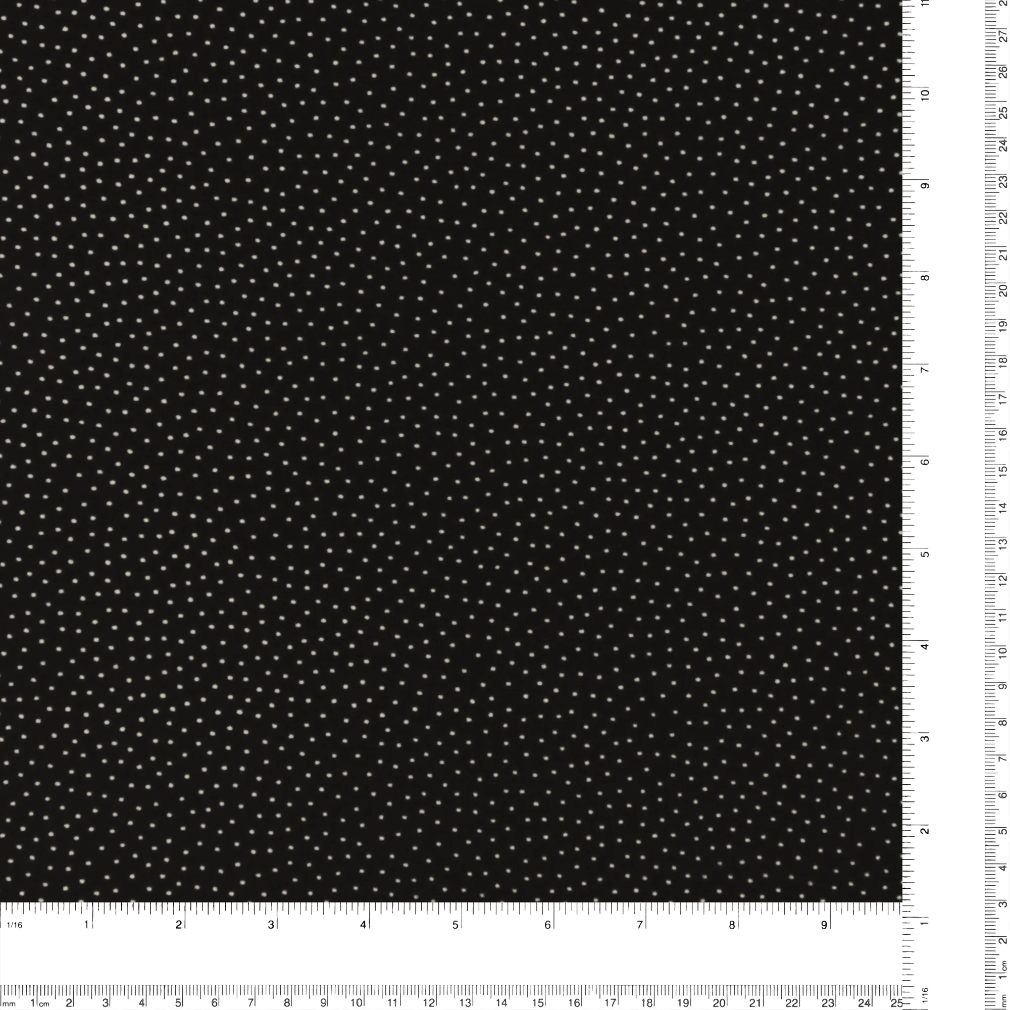 Polyester Print - SARAH - 038 - Black - Image 3