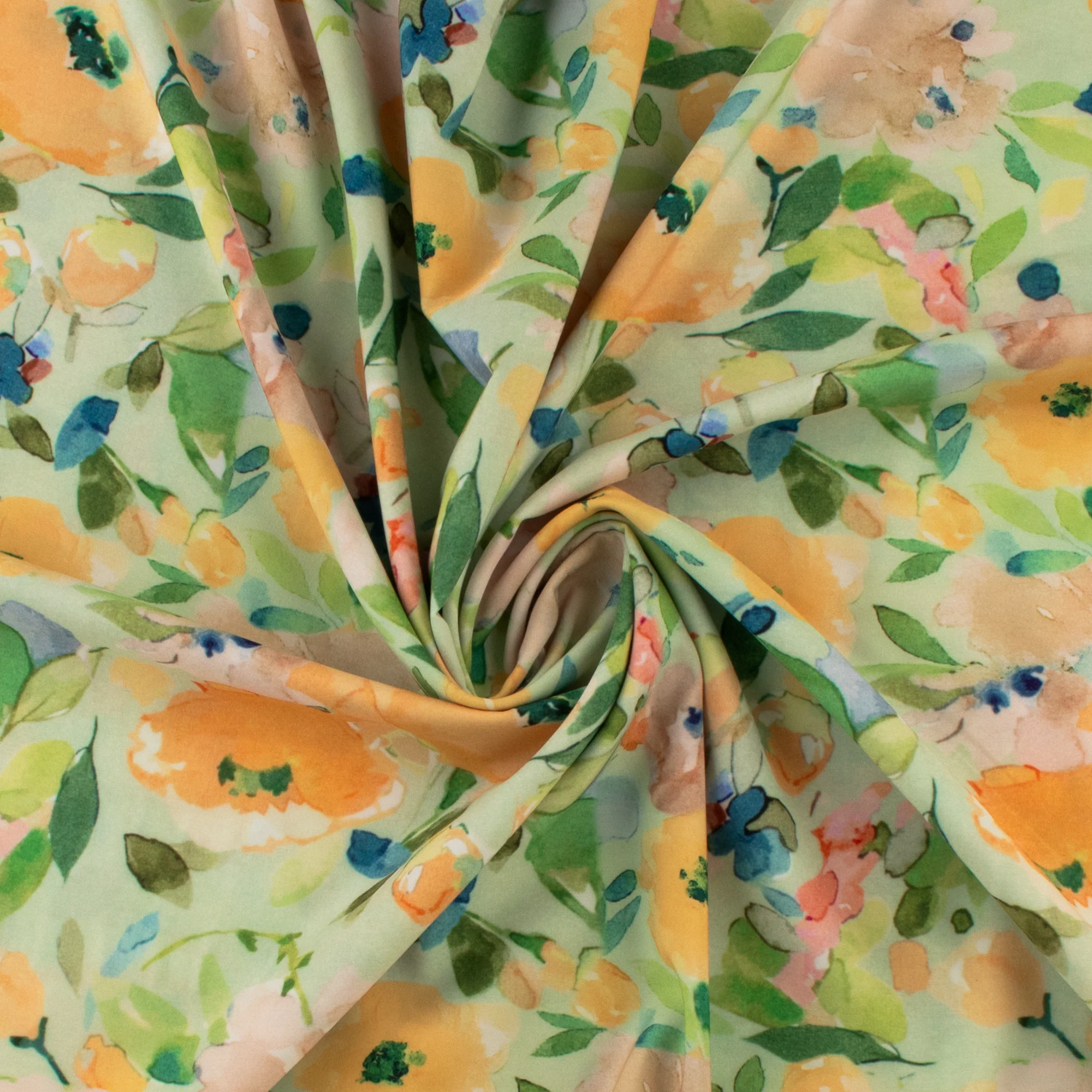 Polyester Print - SOPHIE - 005 - Light Pistachio - Image 2
