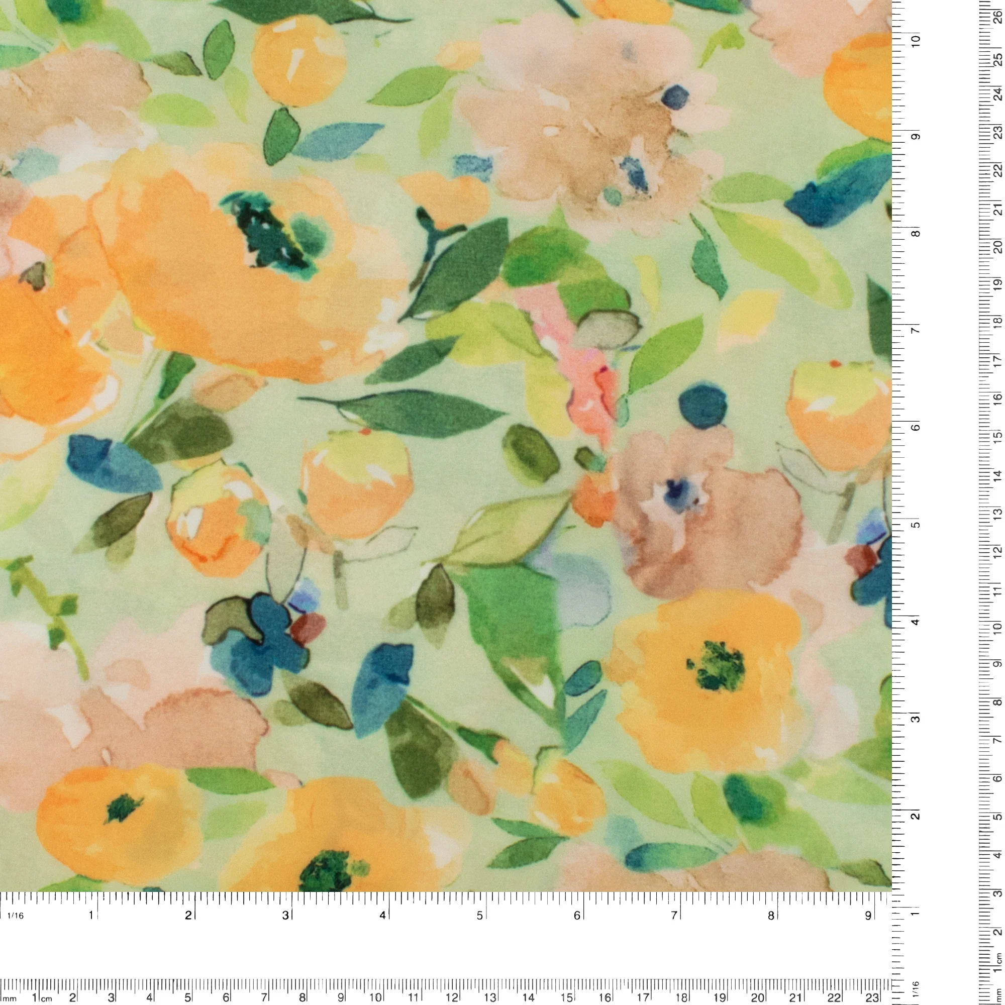 Polyester Print - SOPHIE - 005 - Light Pistachio - Image 3