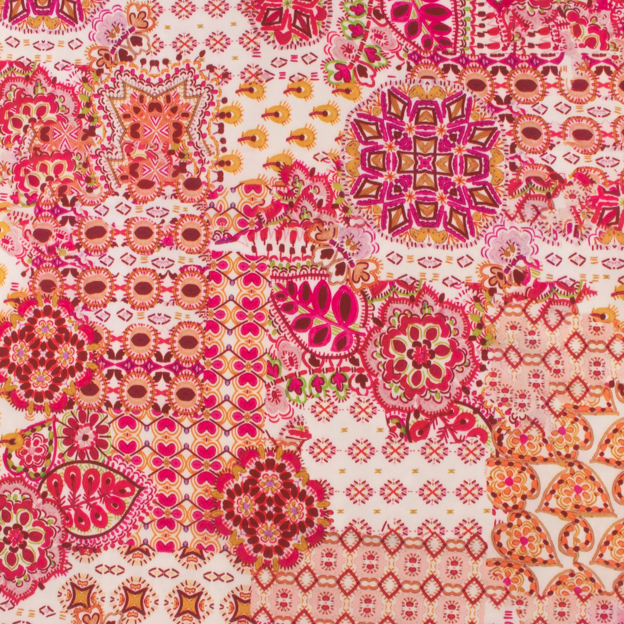 Polyester Print - SOPHIE - 006 - Fuschia