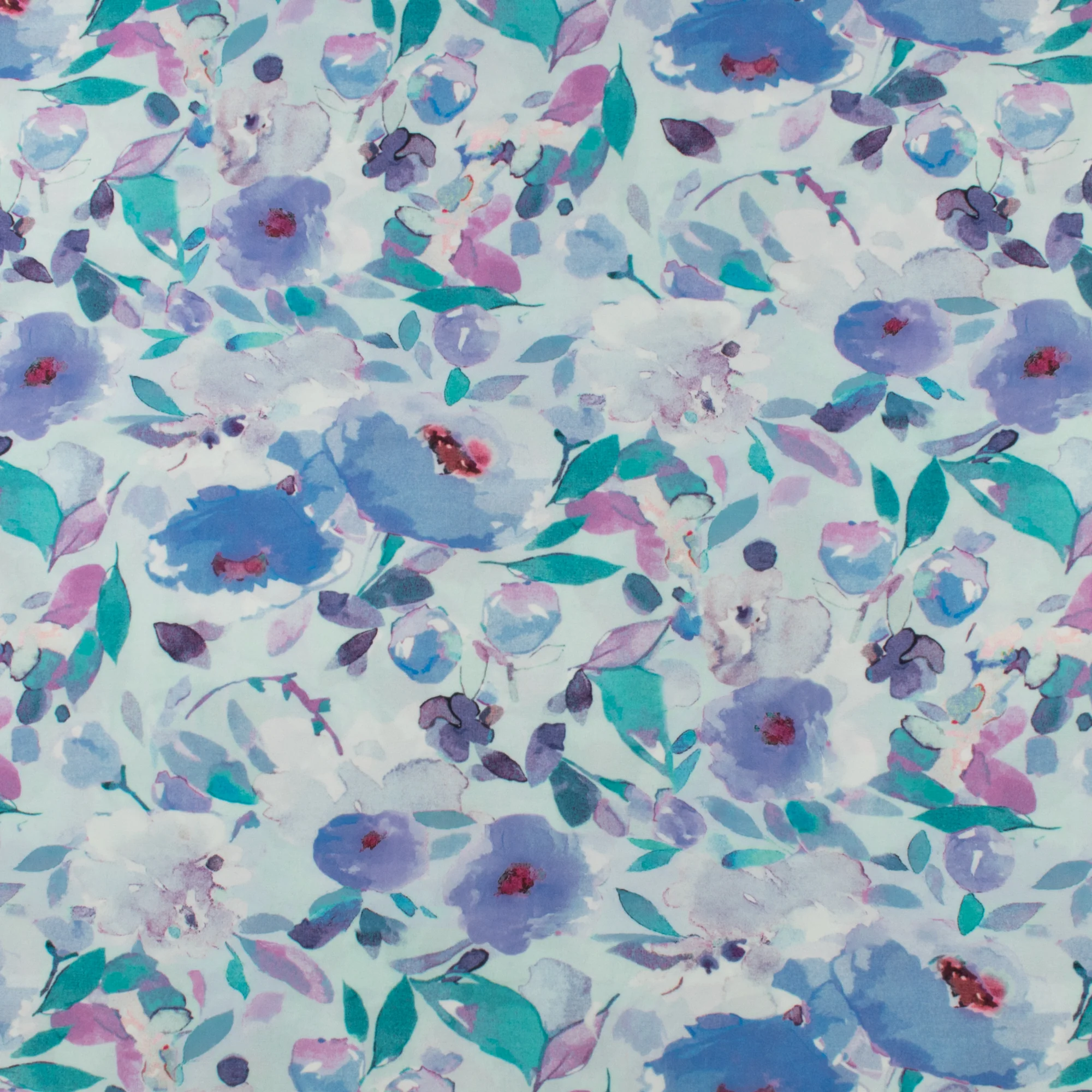 Polyester Print - SOPHIE - 008 - Aqua