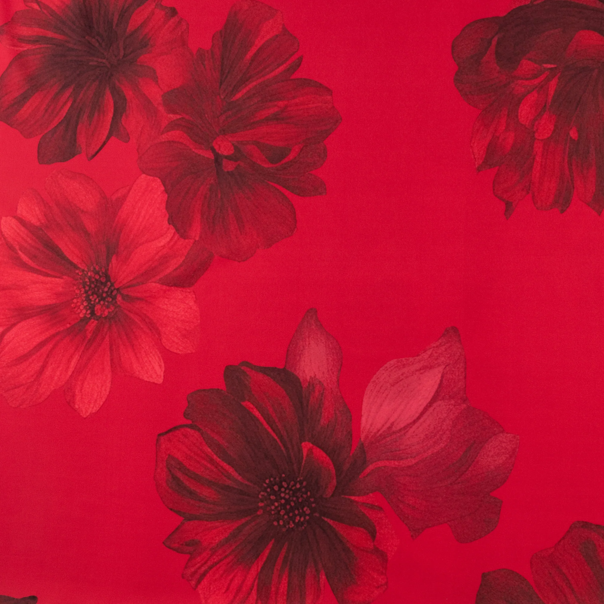 Polyester Print - SOPHIE - 010 - Deep Red