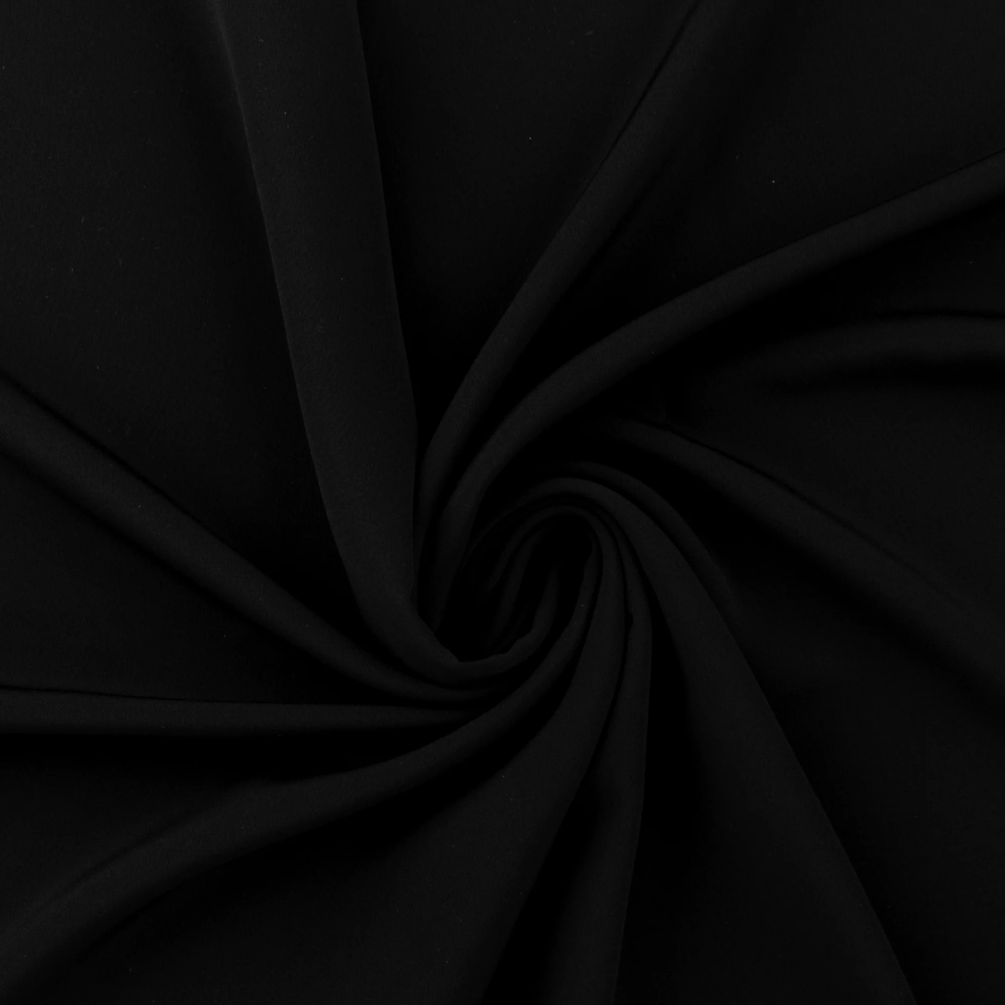 Polyester Solid - CLARA - 031 - Black - Image 2