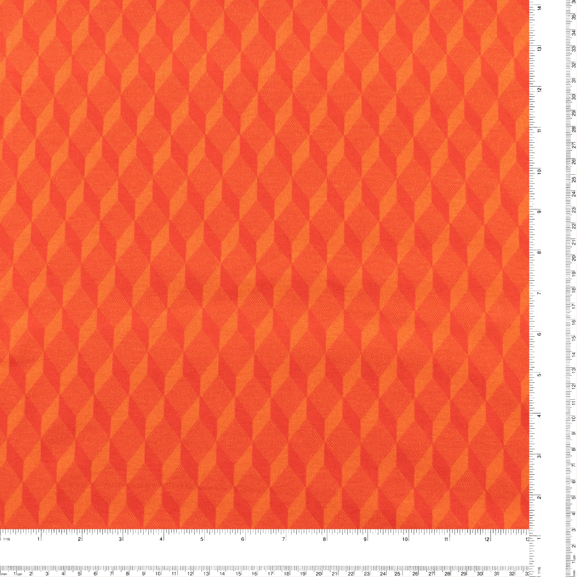 Printed 3D Knit - NOVARA - 004 - Orange - Image 3