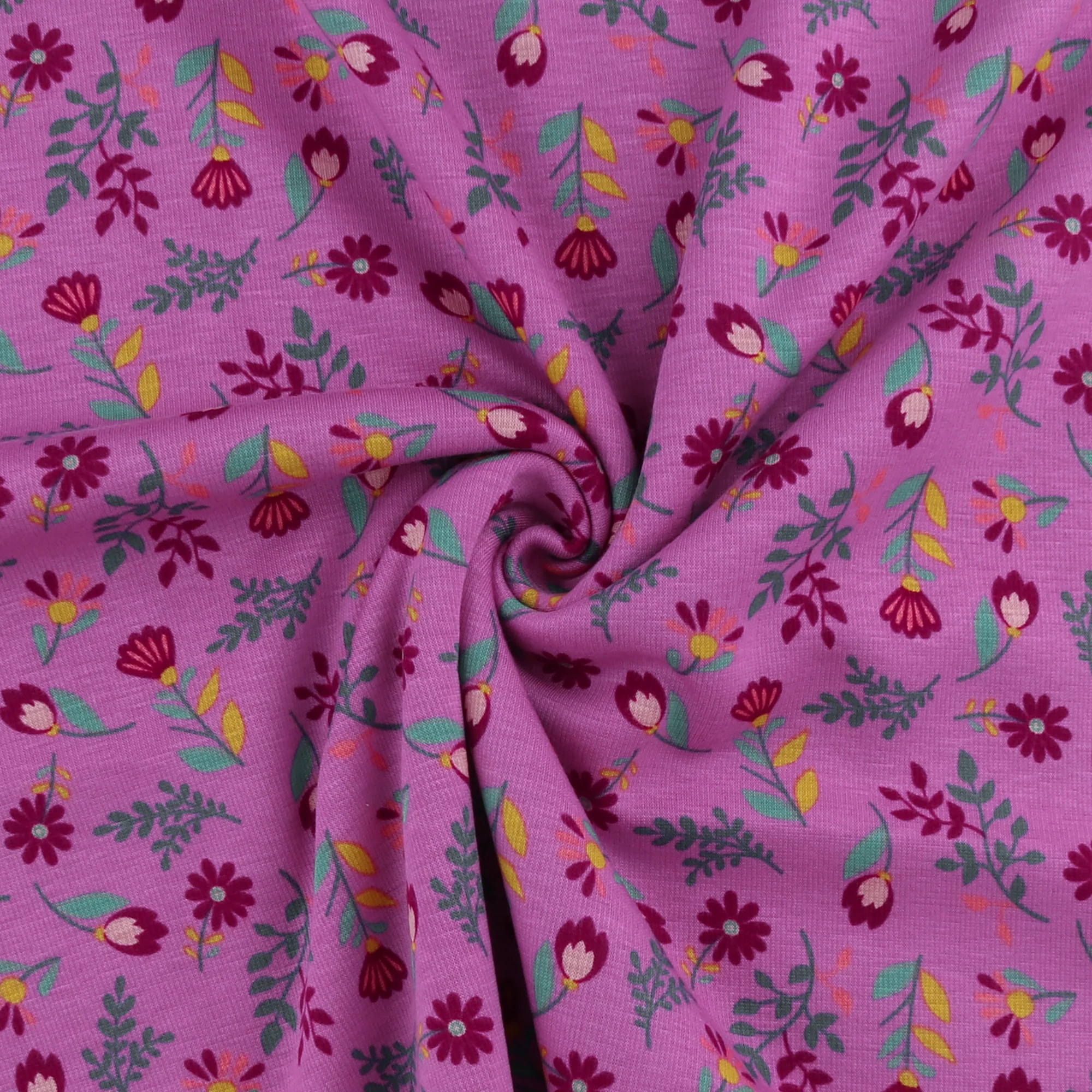 Printed Alpine Fleece - LADYBUG - Magenta - Image 2