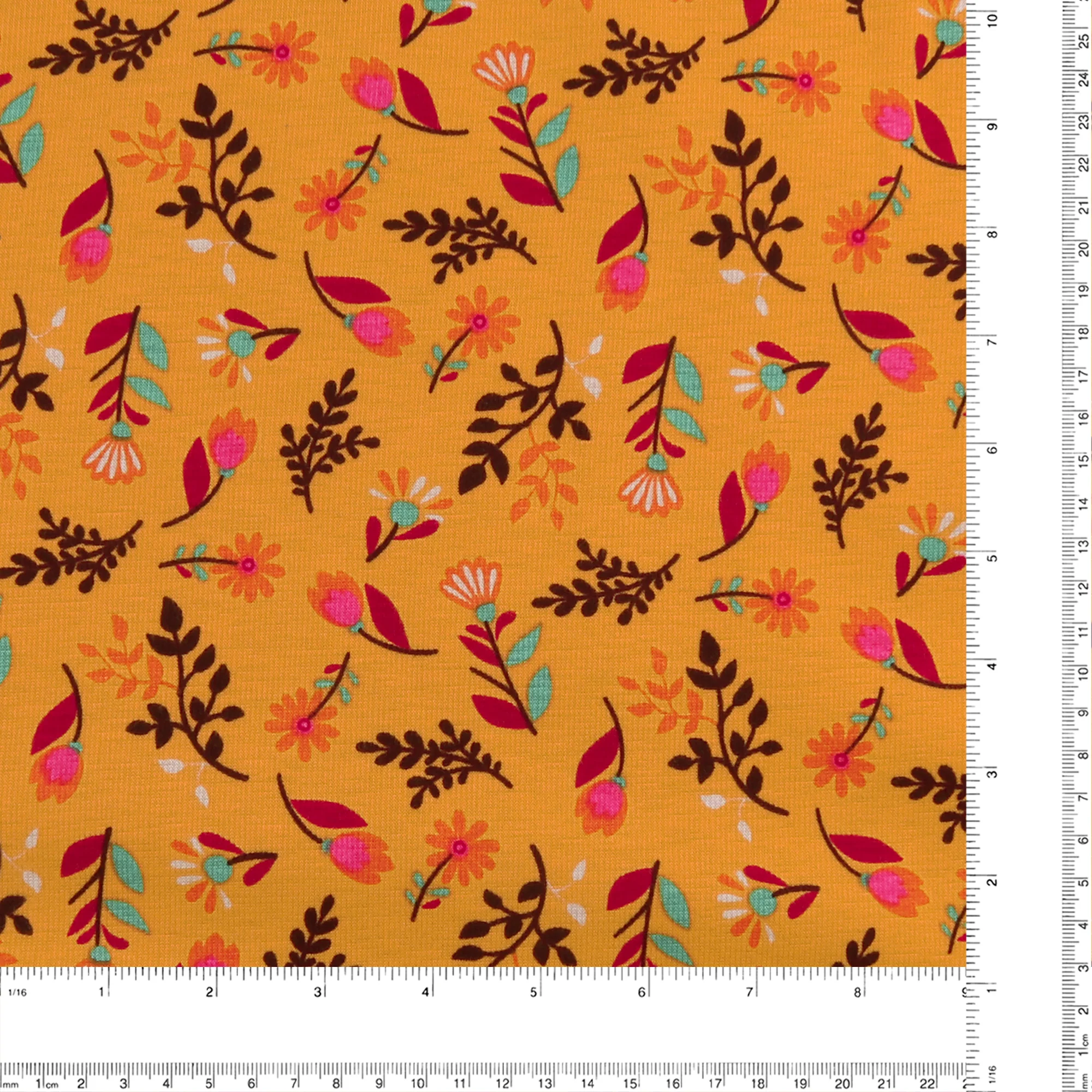 Printed Alpine Fleece - LADYBUG - Orange - Image 3
