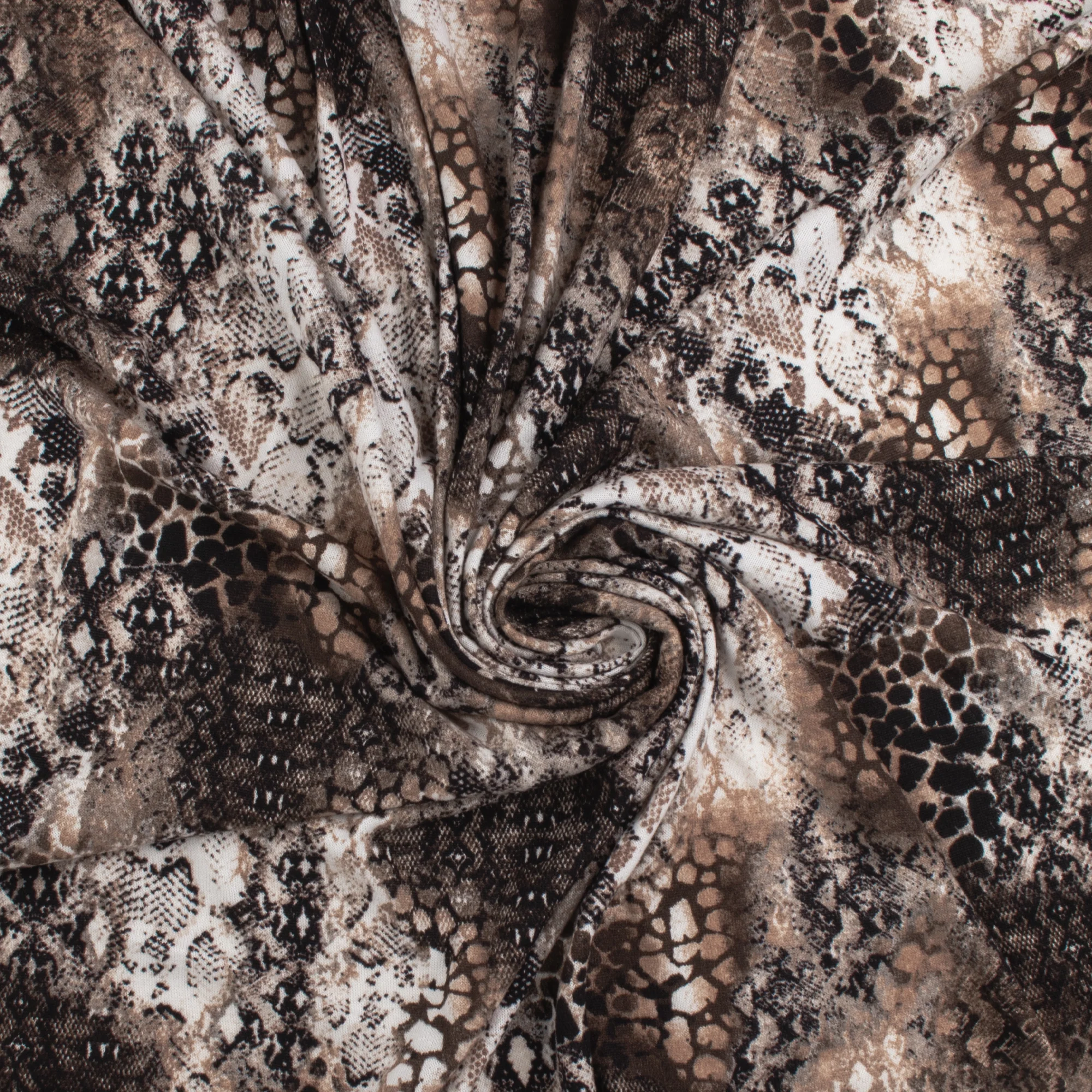 Printed Brushed Knit - FUZZY - 022 - Fawn - Image 2