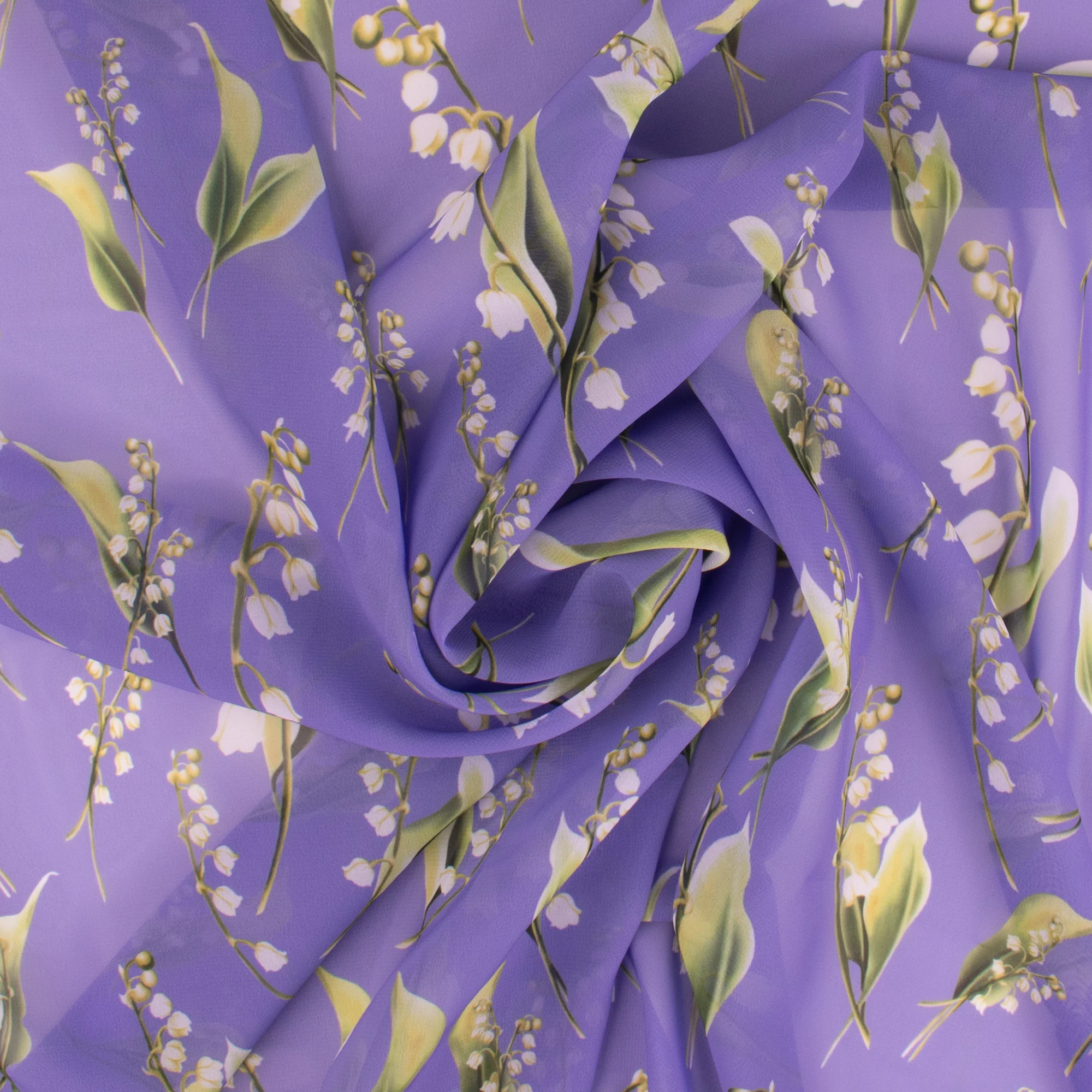 Printed Chiffon - COVENT GARDEN - 002 - Lilac - Image 2