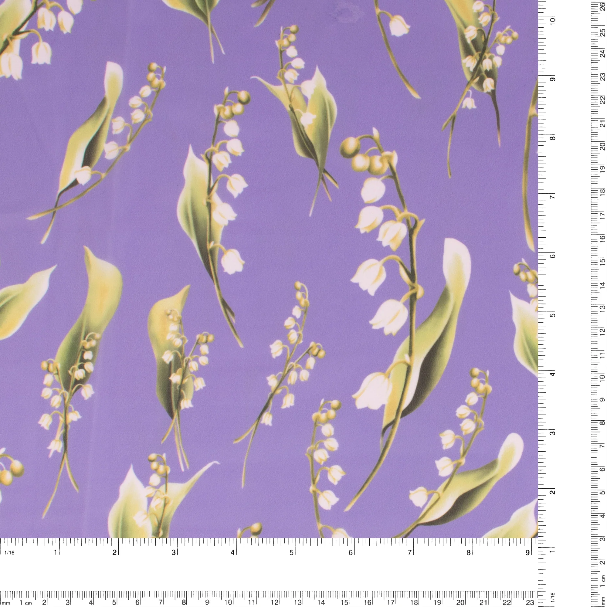 Printed Chiffon - COVENT GARDEN - 002 - Lilac - Image 3
