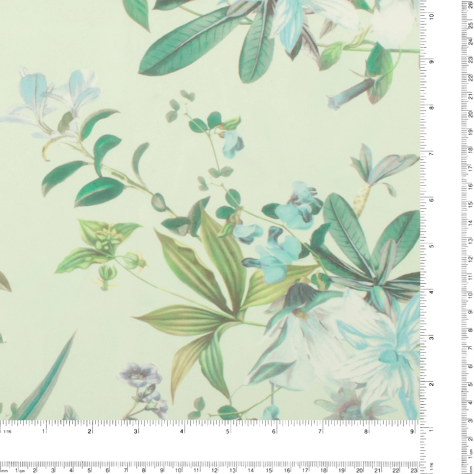 Printed Chiffon - DAY DREAM - 006 - Pistachio - Image 3