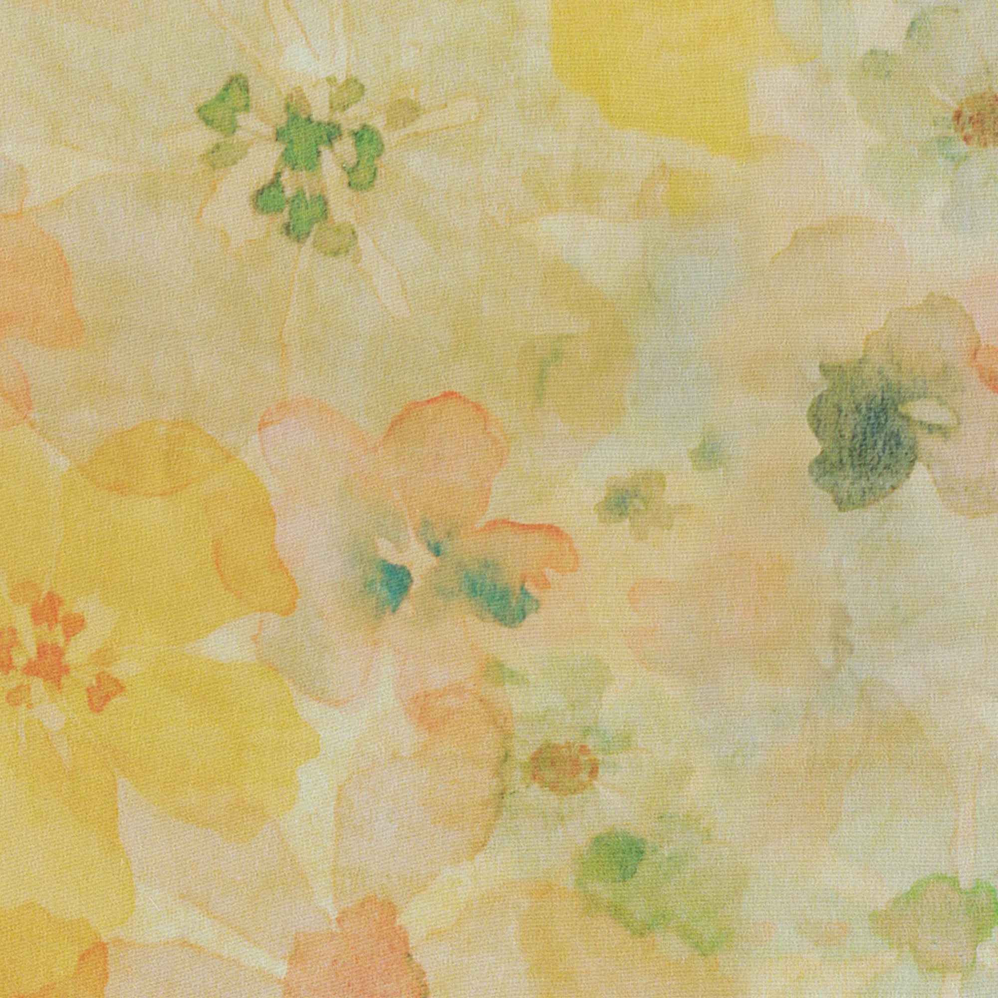Printed Chiffon - ELEGANZA - 003 - Soft banana