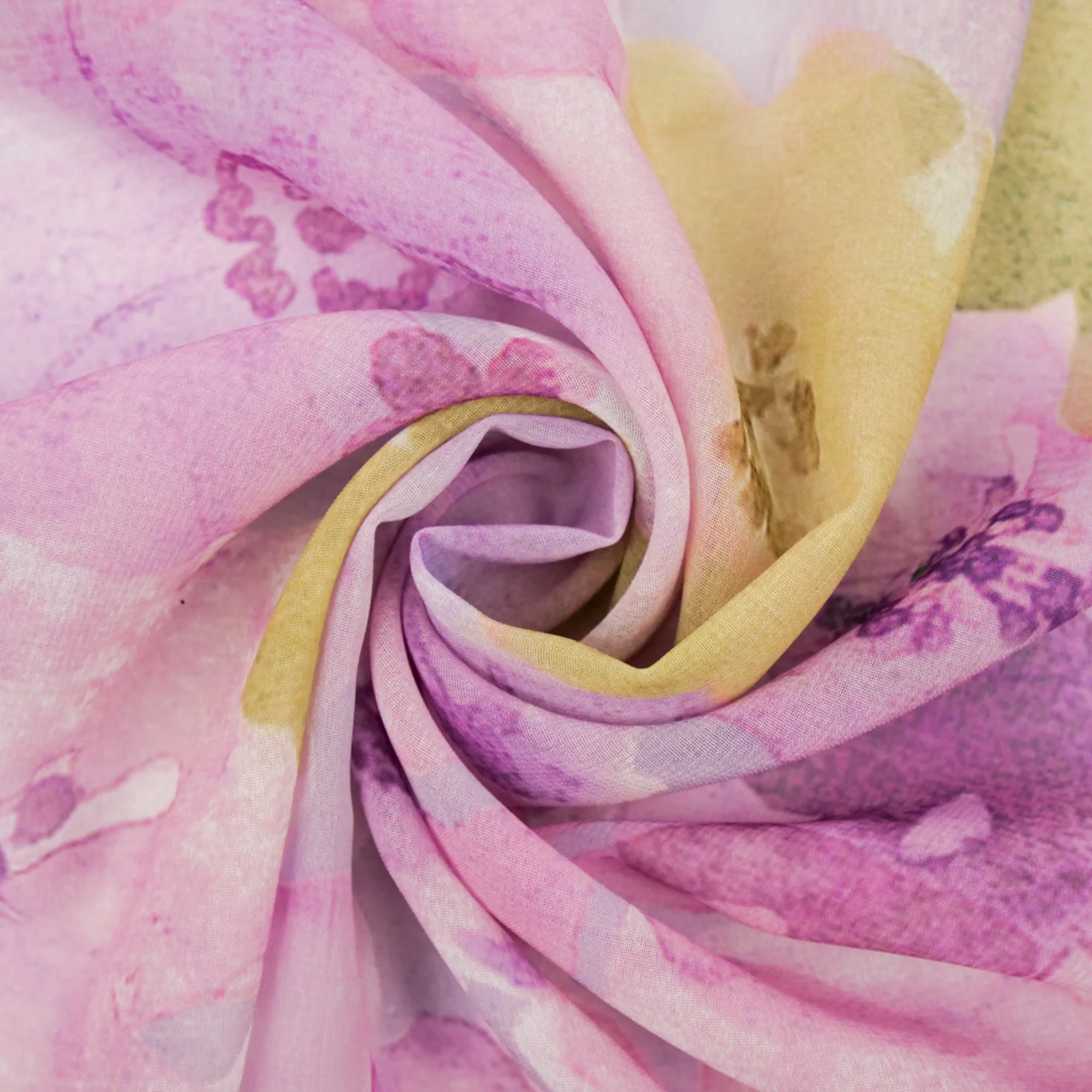 Printed Chiffon - ELEGANZA - 004 - Pink - Image 3