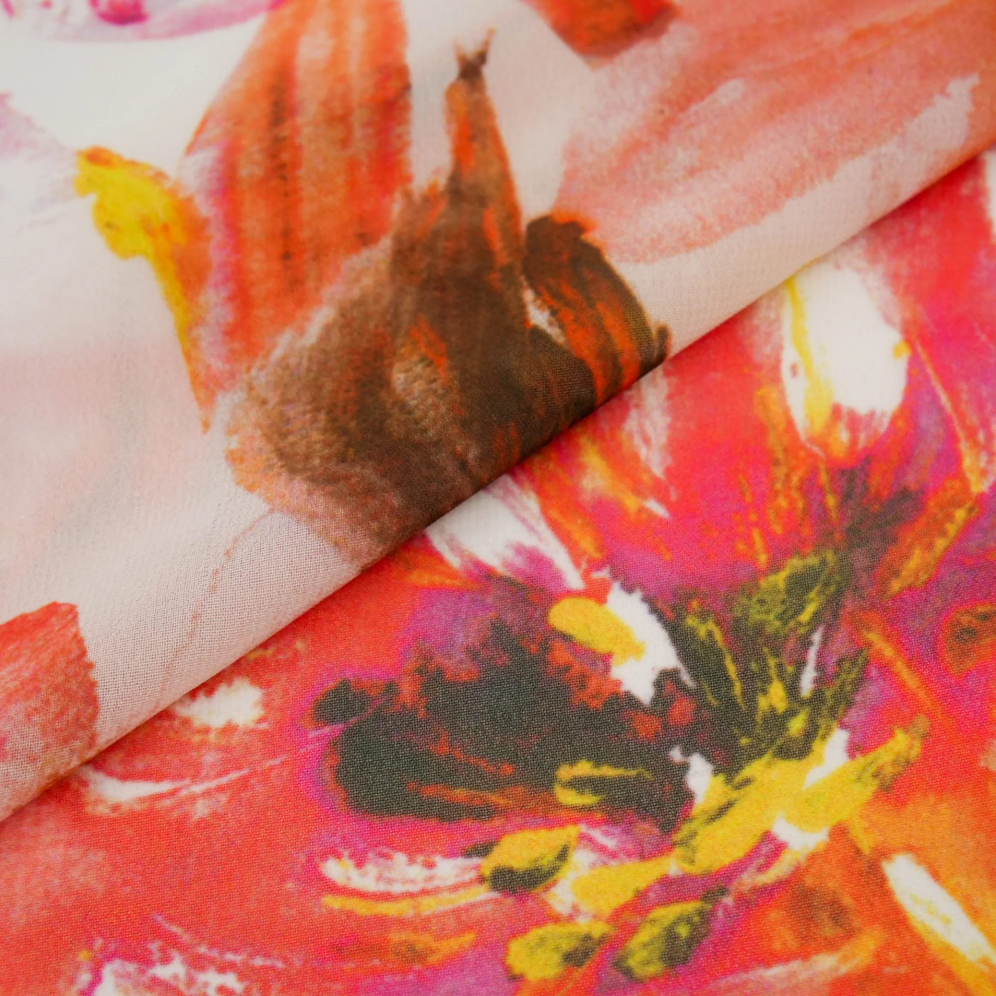 Printed Chiffon - ELEGANZA - 006 - Pink - Image 2