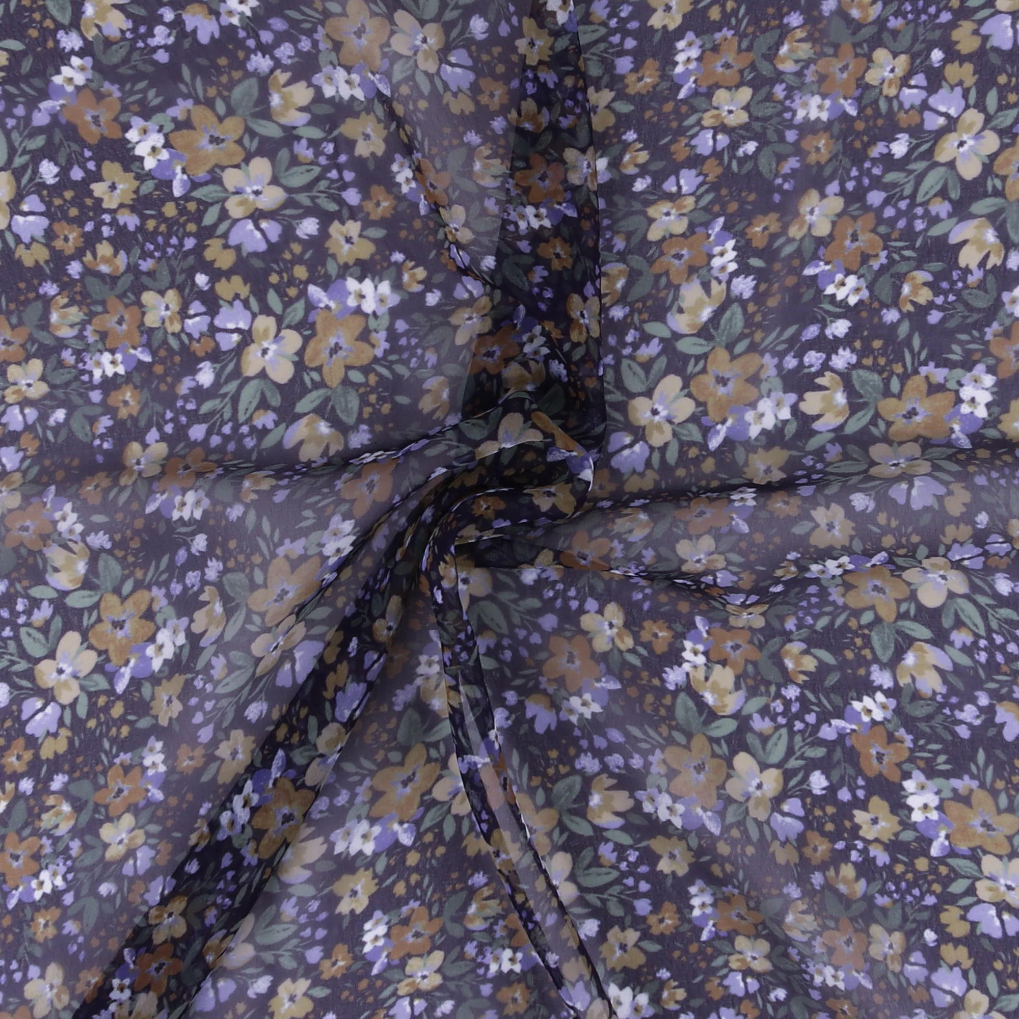 Printed Chiffon - GABRIELLA - 001 - Purple - Image 2