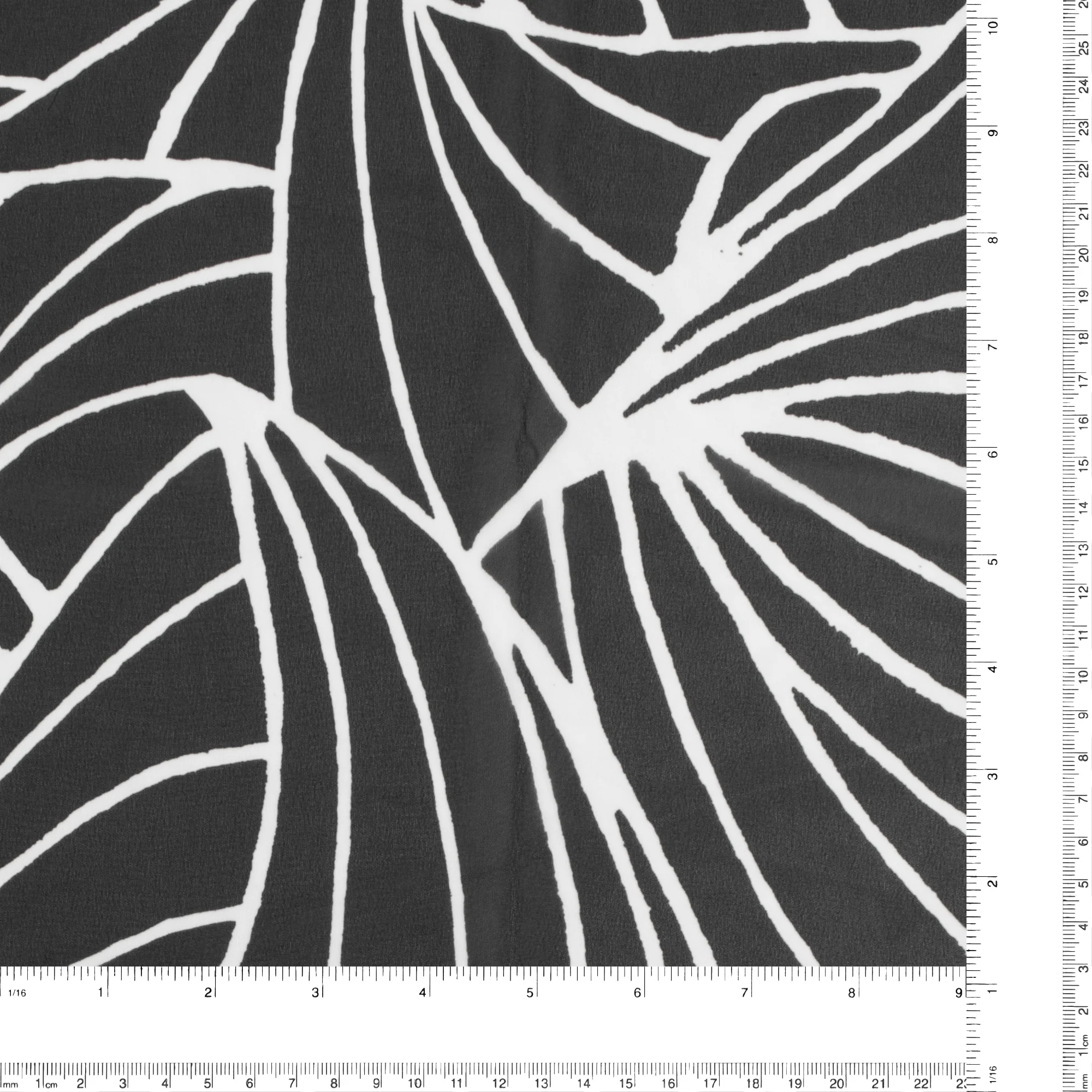 Printed Chiffon - MUSE - 005 - Black - Image 3