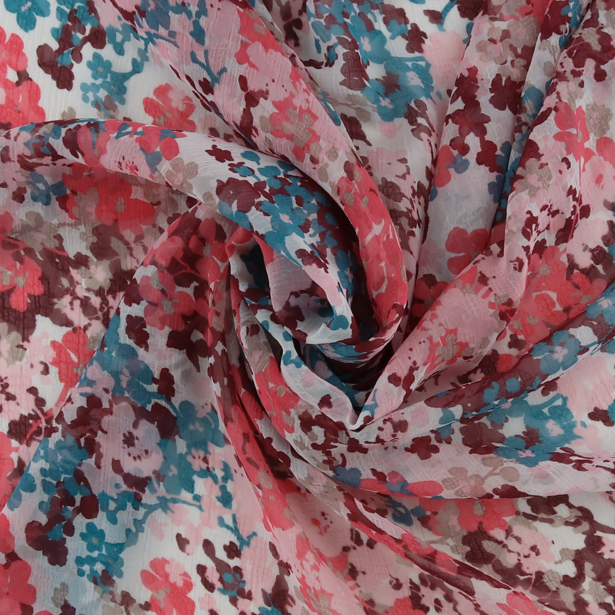 Printed Chiffon - TESSA - 029 - Multicolor - Image 2