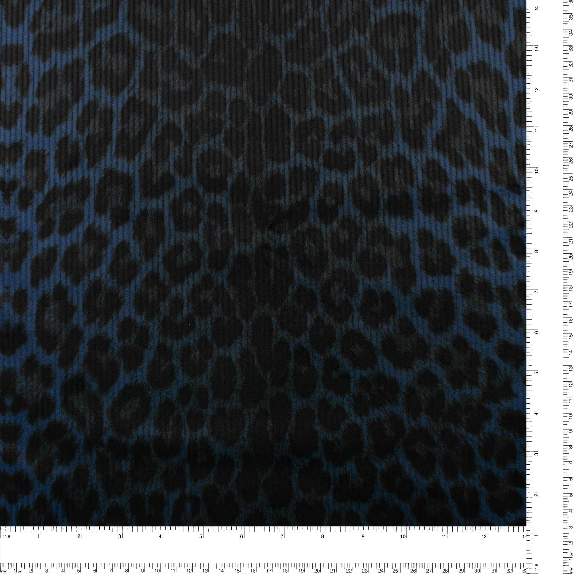 Printed Corduroy - FASHION EDIT - 001 - Blue - Image 3